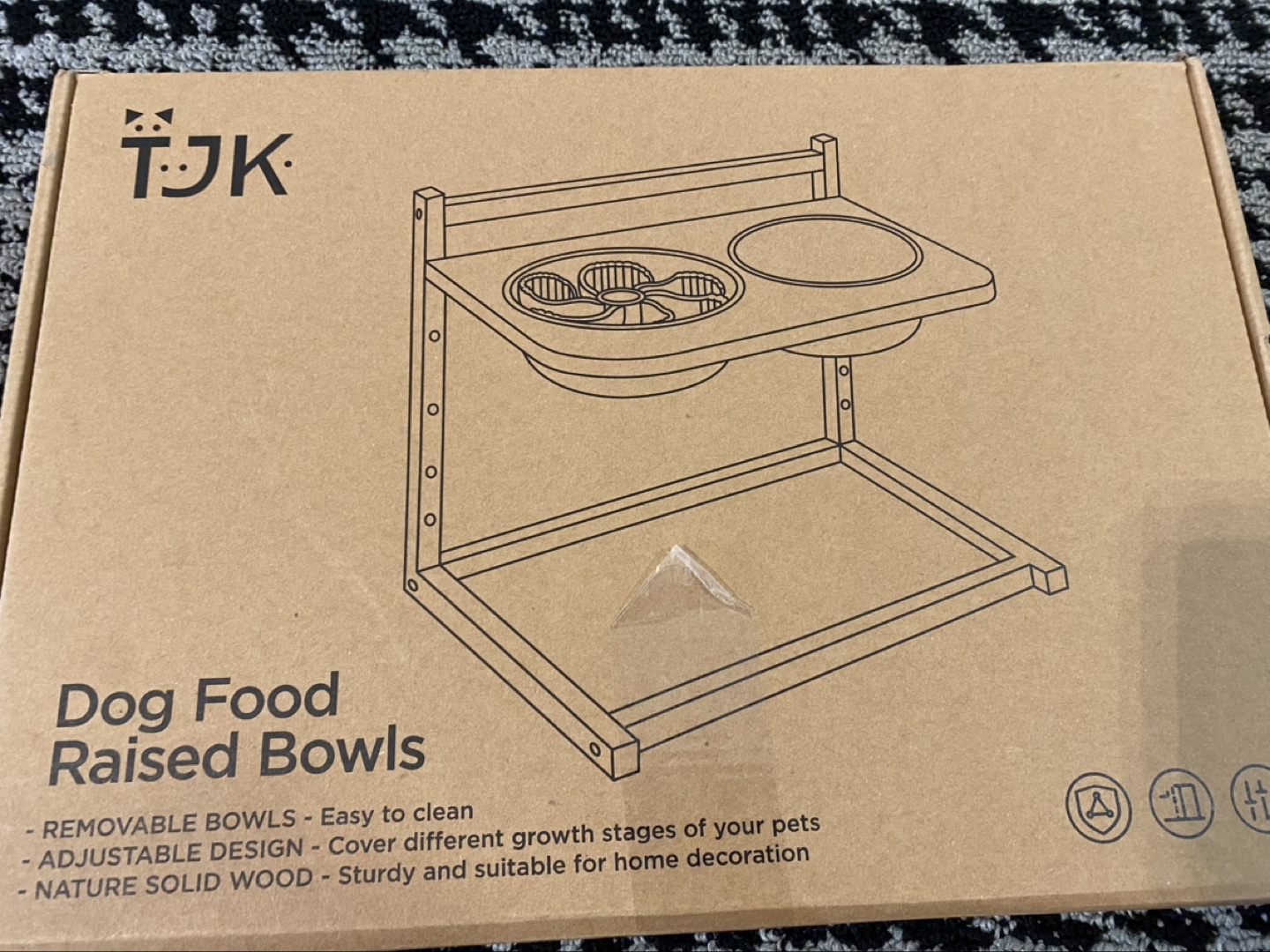 Dog Food Raised Bowls brand new
