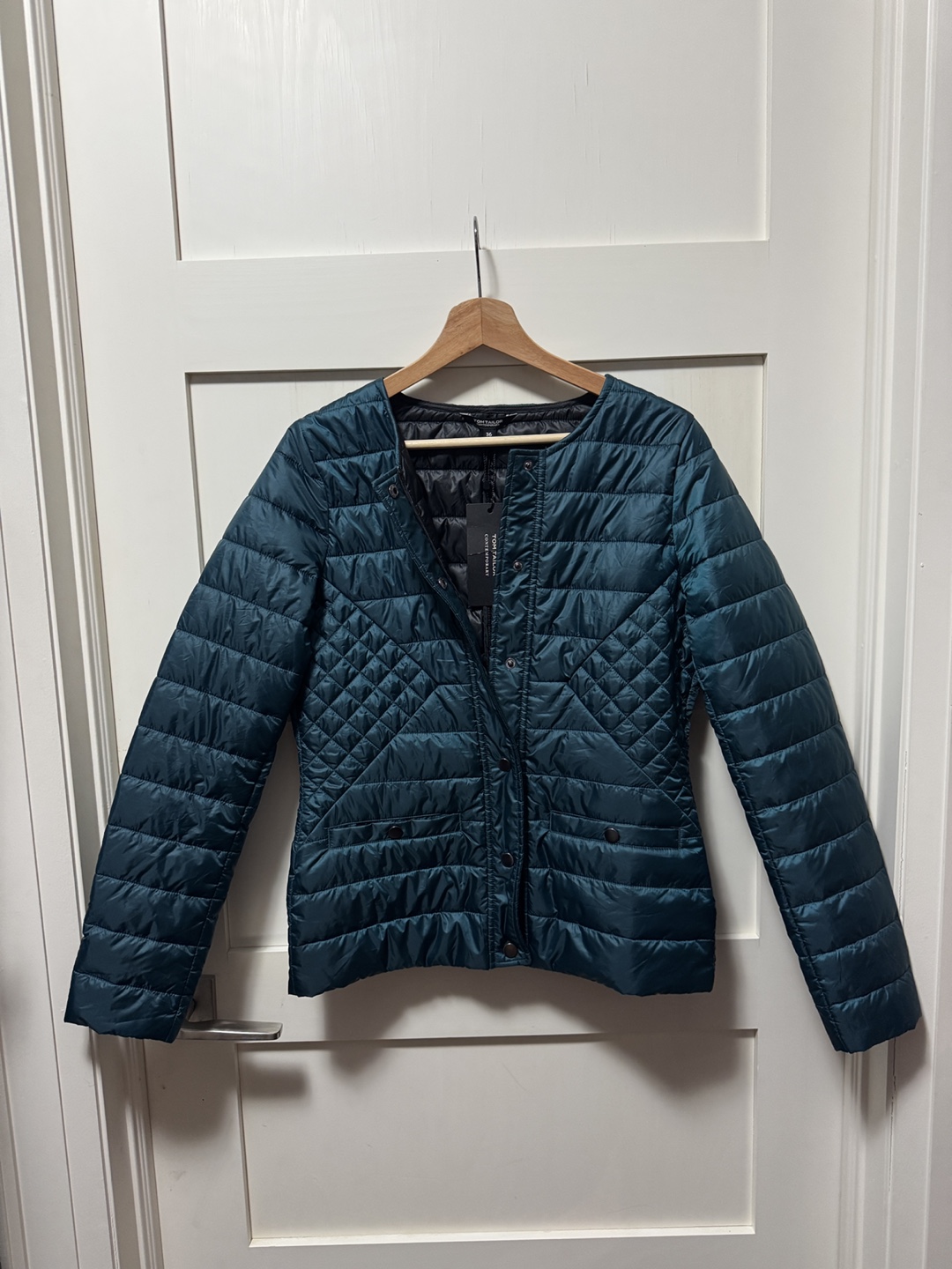 Tom Tailor Contemporary Women's Teal Quilted Jacket