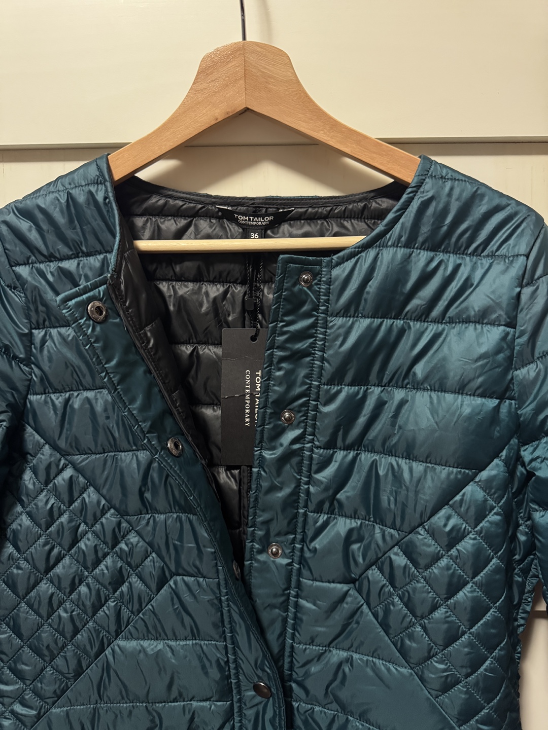 Tom Tailor Contemporary Women's Teal Quilted Jacket - photo 2