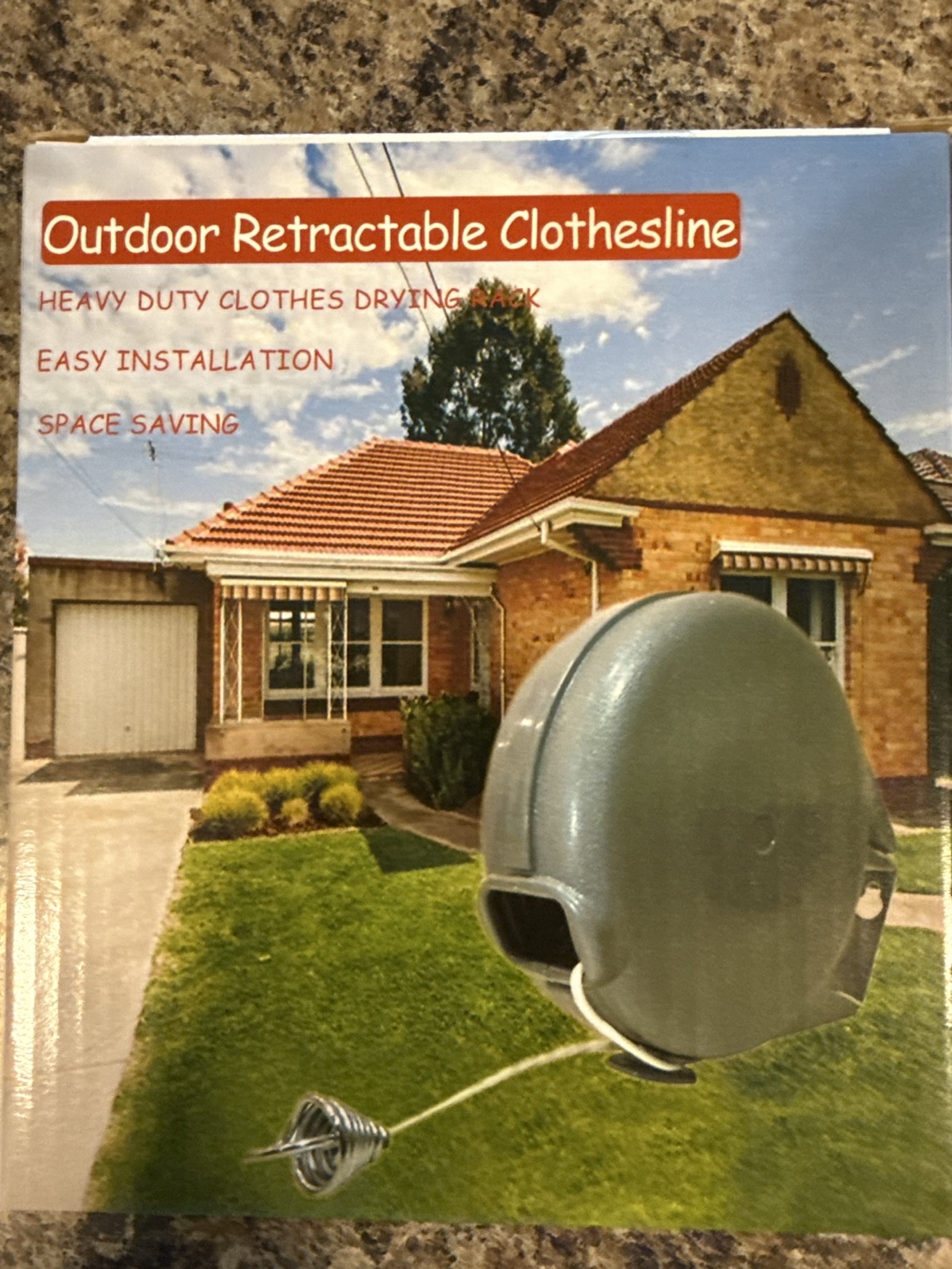 Outdoor Retractible Clothesline