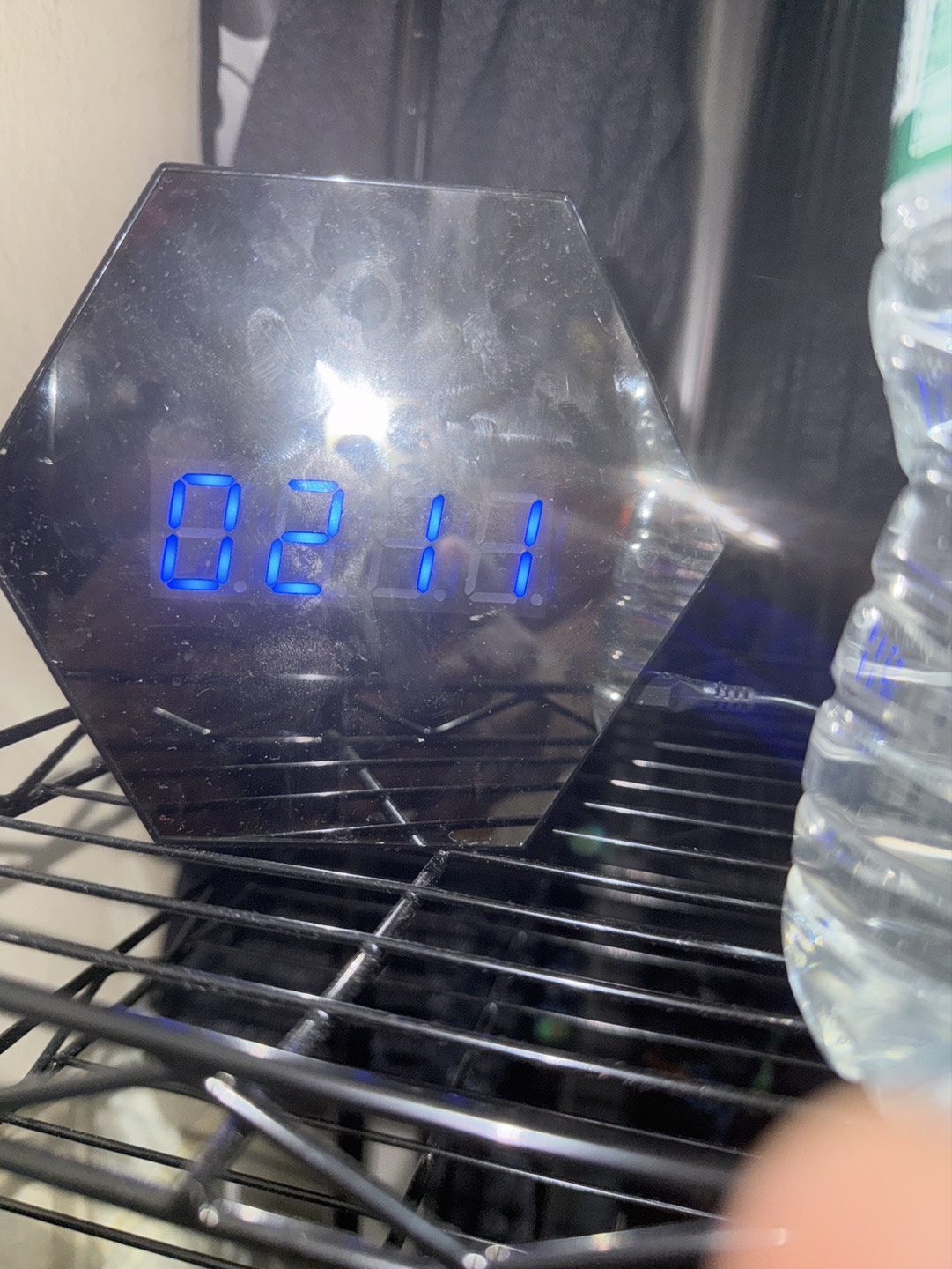 Hexagon Digital LED Clock