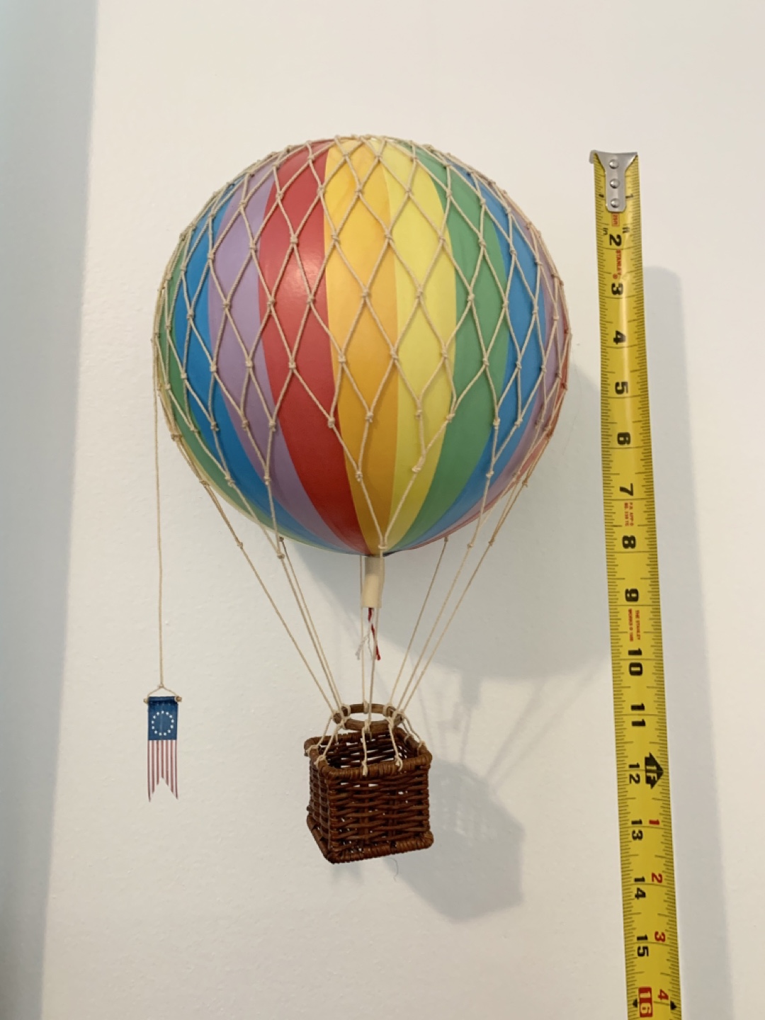Travels Light Rainbow Hot Air Balloon Decor - photo 4