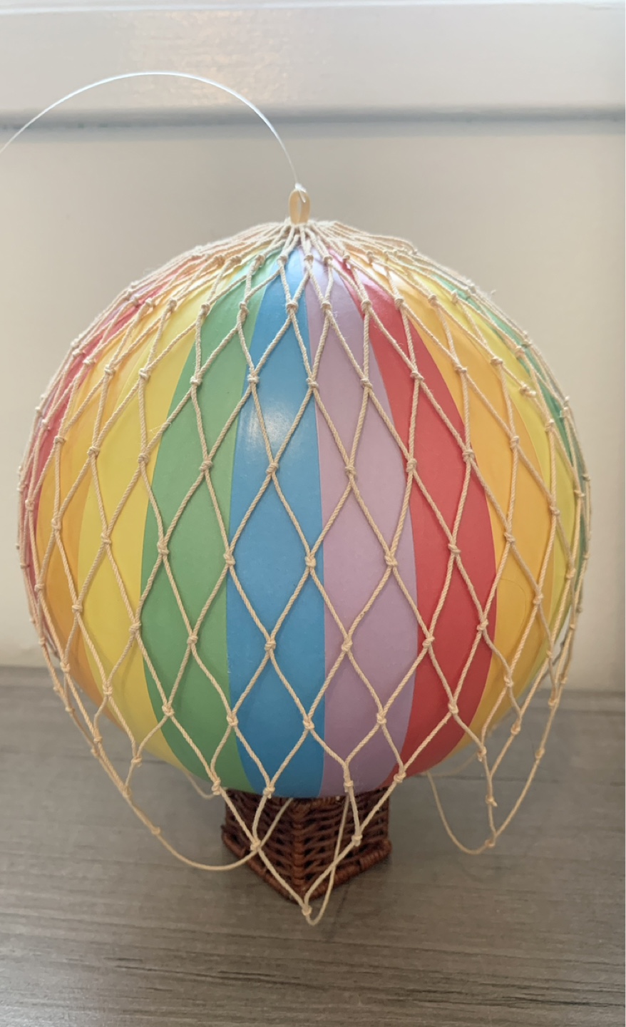 Travels Light Rainbow Hot Air Balloon Decor - photo 2