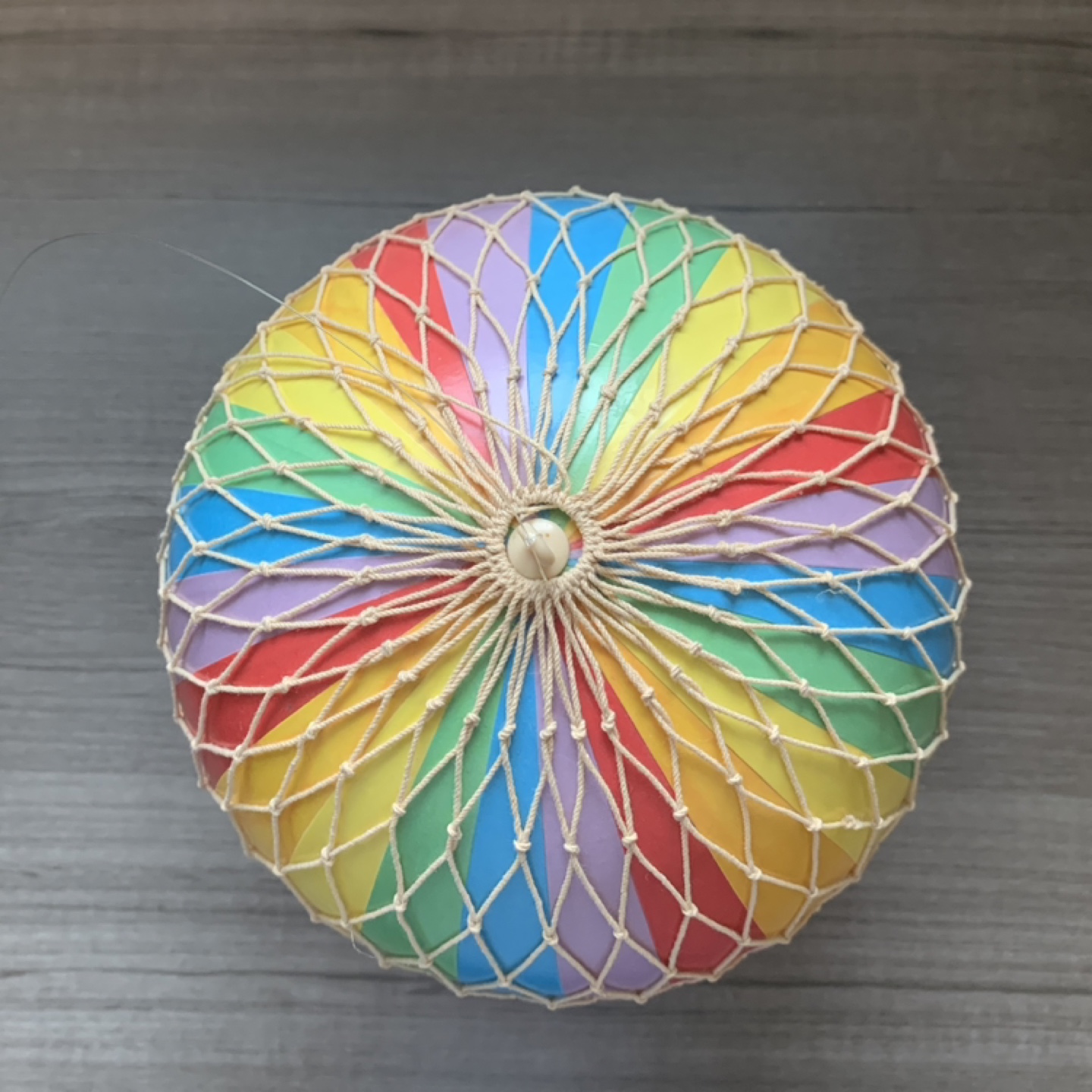Travels Light Rainbow Hot Air Balloon Decor