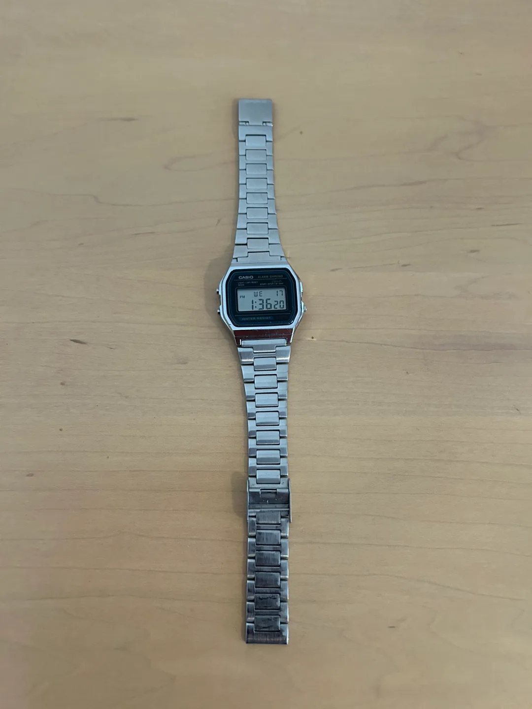 Vintage Casio Classic Digital Watch - Stainless Steel Band thumbnail