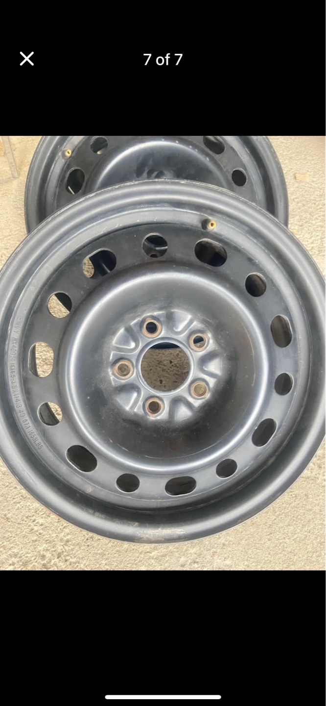 Set of 4 Envy 16 inch Steel Rims