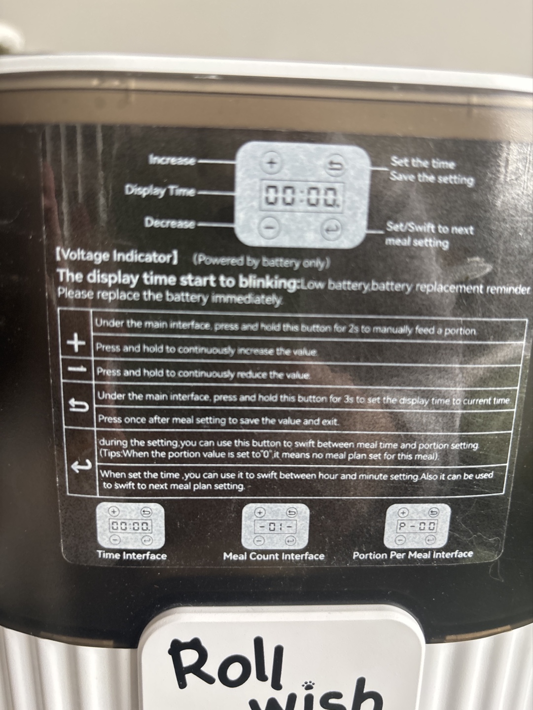 Roll Wish Automatic Pet Feeder - photo 2