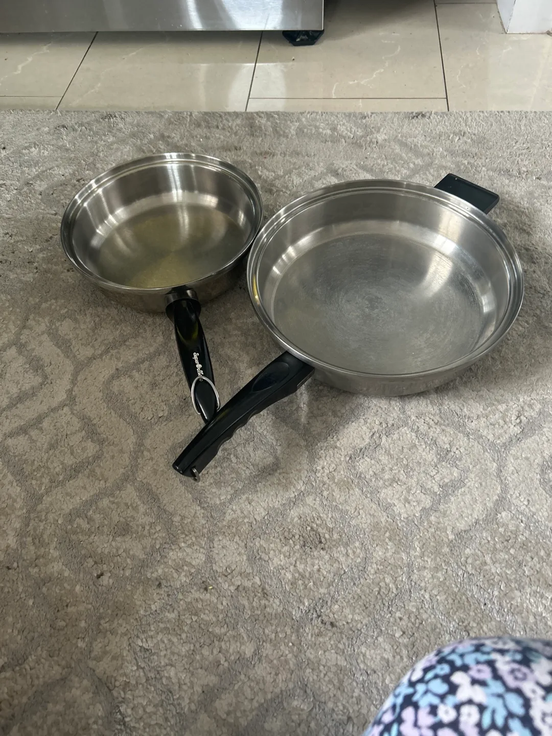 Super-matic Stainless Steel Frying Pans image indicator(2)