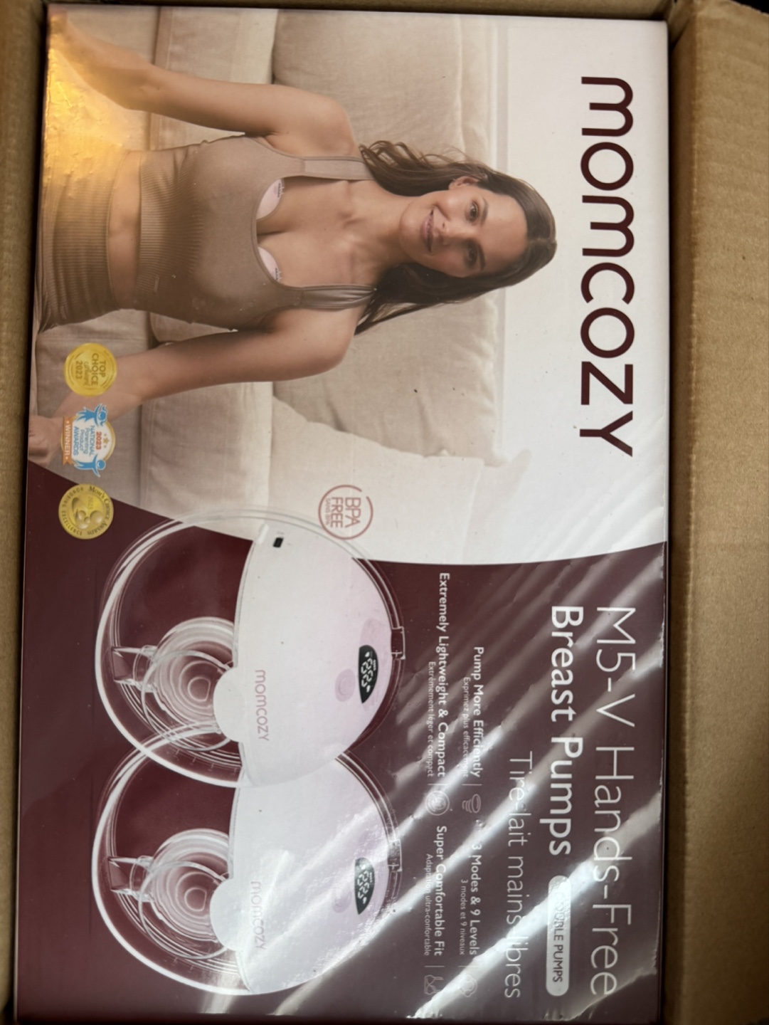 Momcozy M5 Hands-Free Double Breast Pump - photo 2