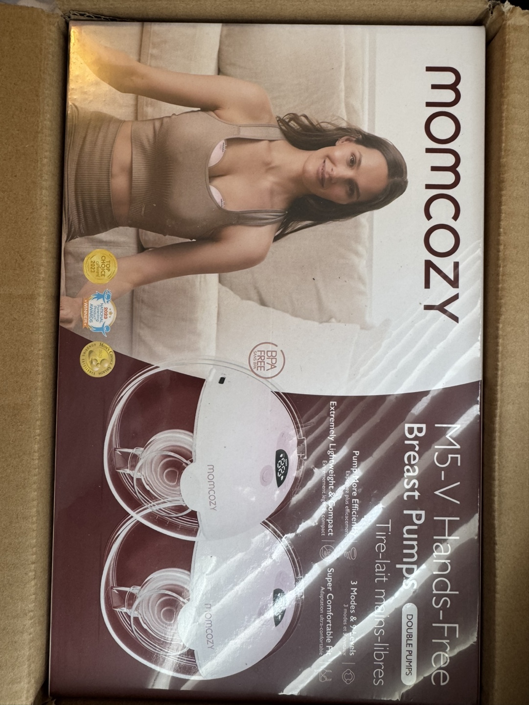 Momcozy M5 Hands-Free Double Breast Pump