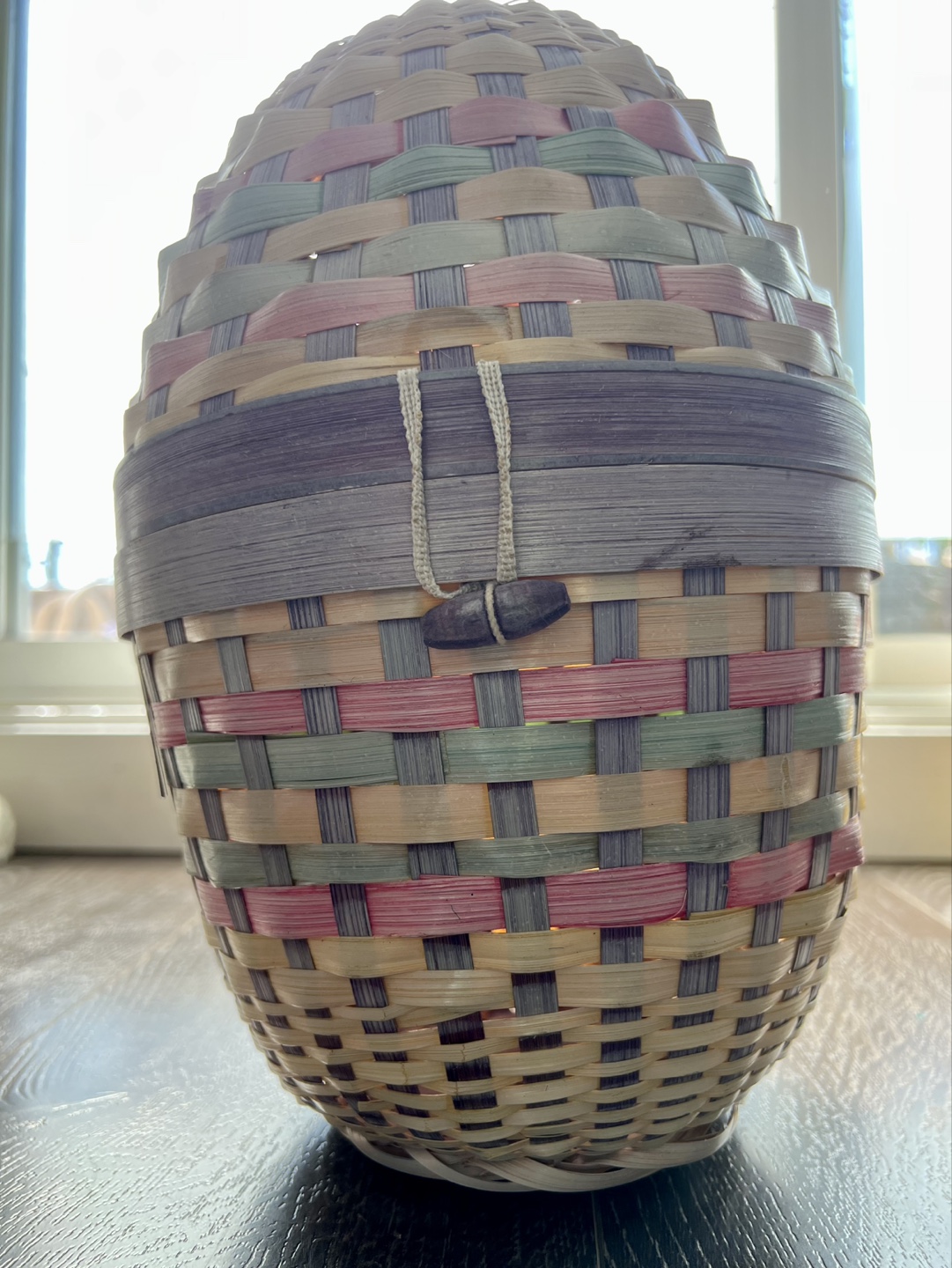 Groovy 1970s Woven Easter Basket - Vintage Fun! - photo 4