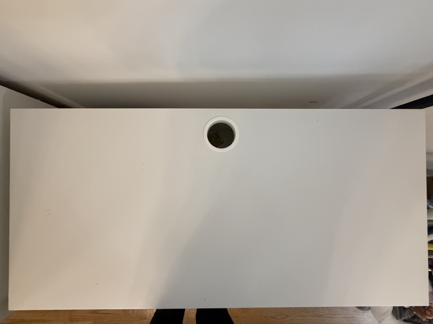 White IKEA MICKE Desk - photo 3
