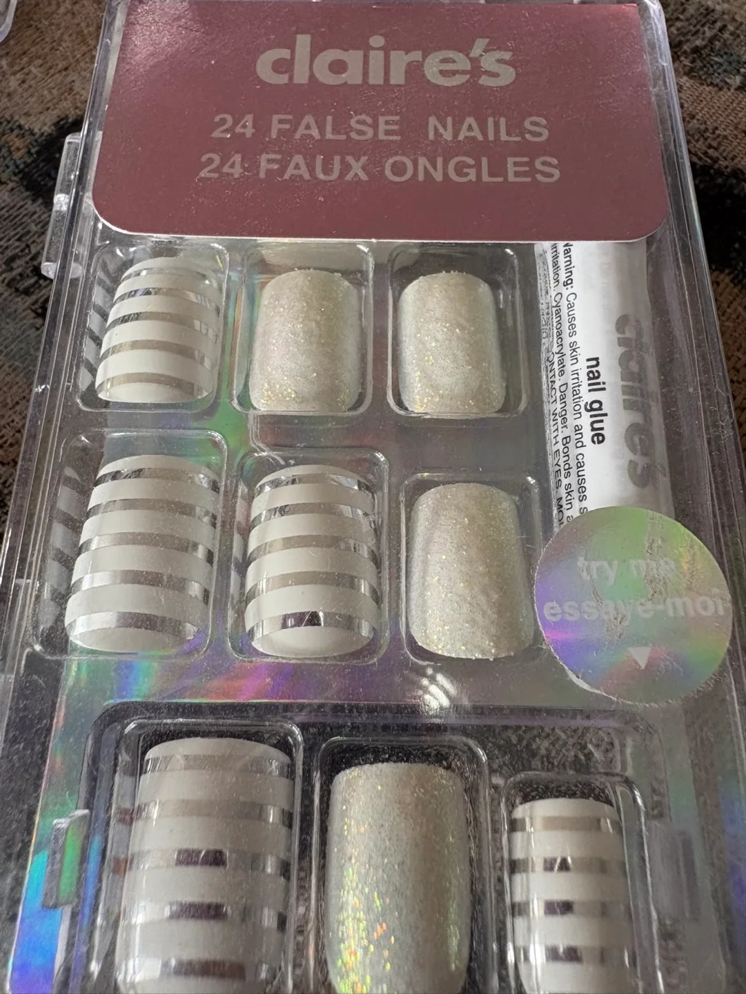 4 packs of Claire's false nails image indicator(2)
