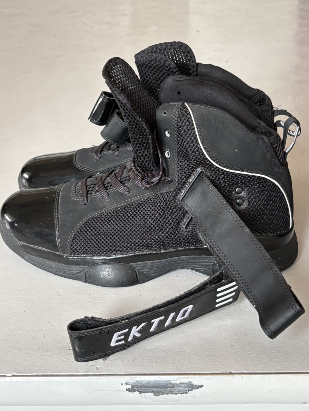 EKTIQ Men's Black High-Top Basketball Shoes - Size 13 US - photo 2