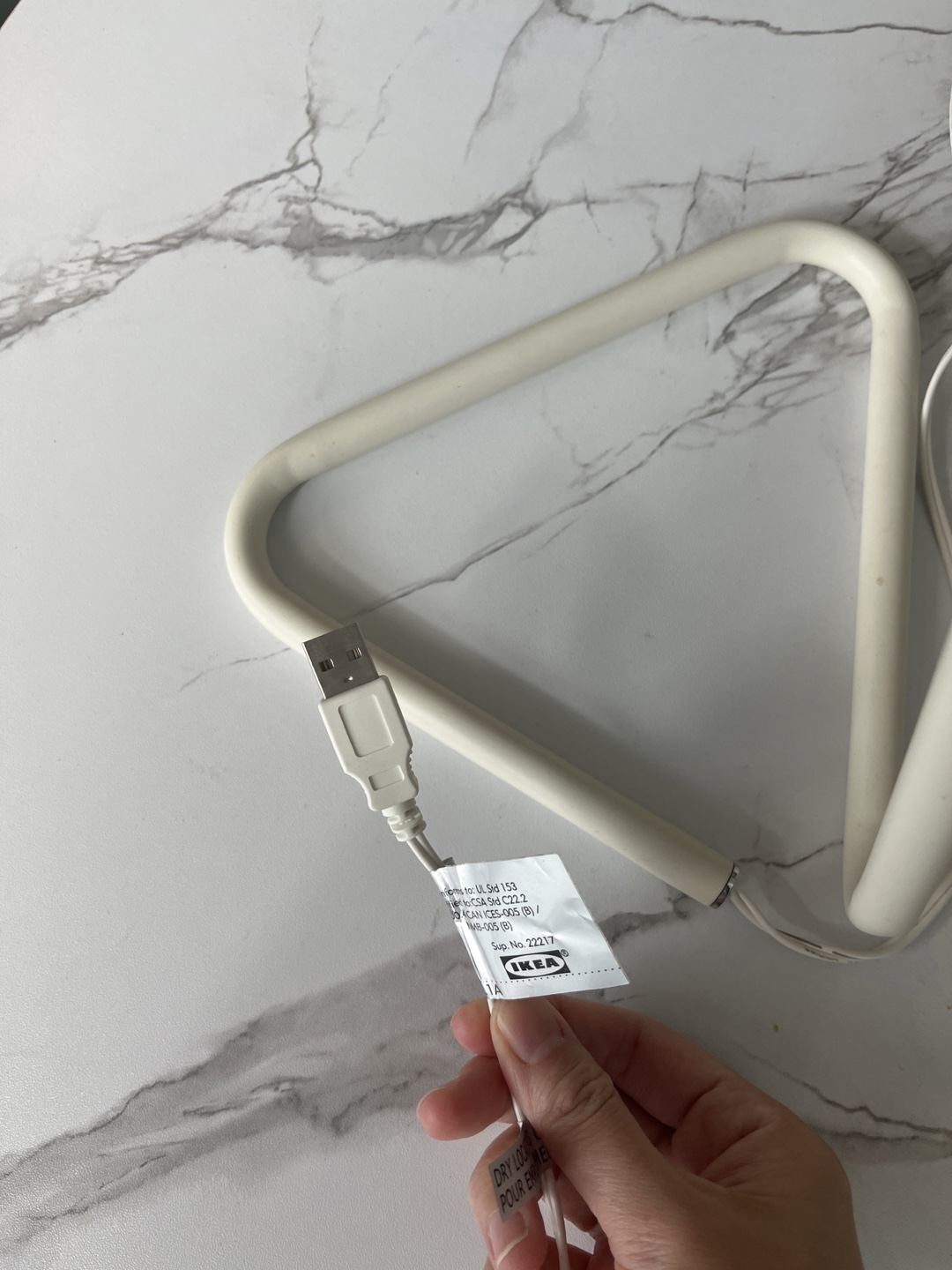 IKEA FADO LED Desk Lamp - White - photo 4