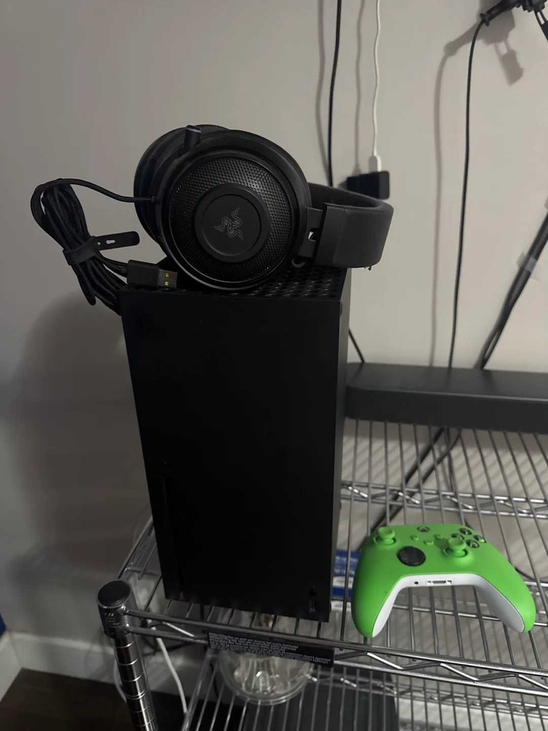 Xbox Series X Console, Razer Headphones, and Racing Wheel thumbnail