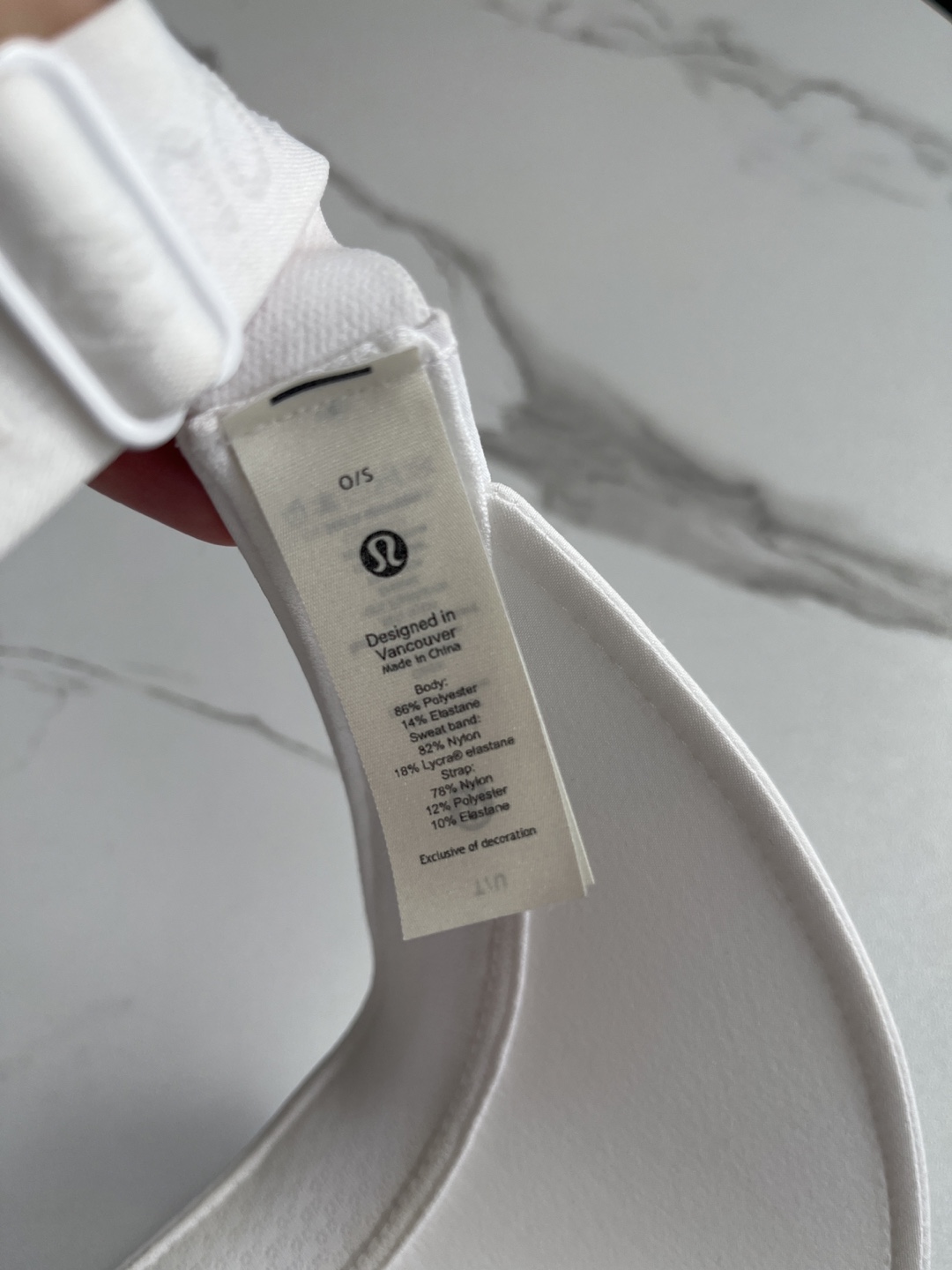 Lululemon White Running Wide Band Visor - photo 3