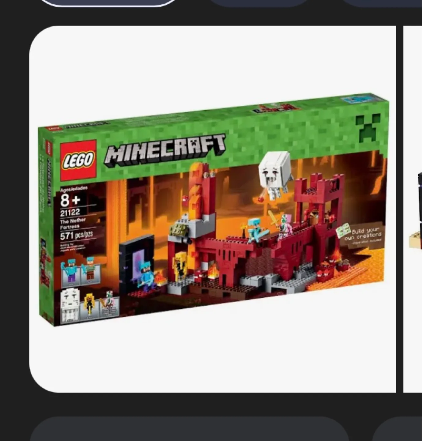 LEGO Minecraft (2sets)Bulk Lot -  Loose Bricks & Pieces image indicator(2)