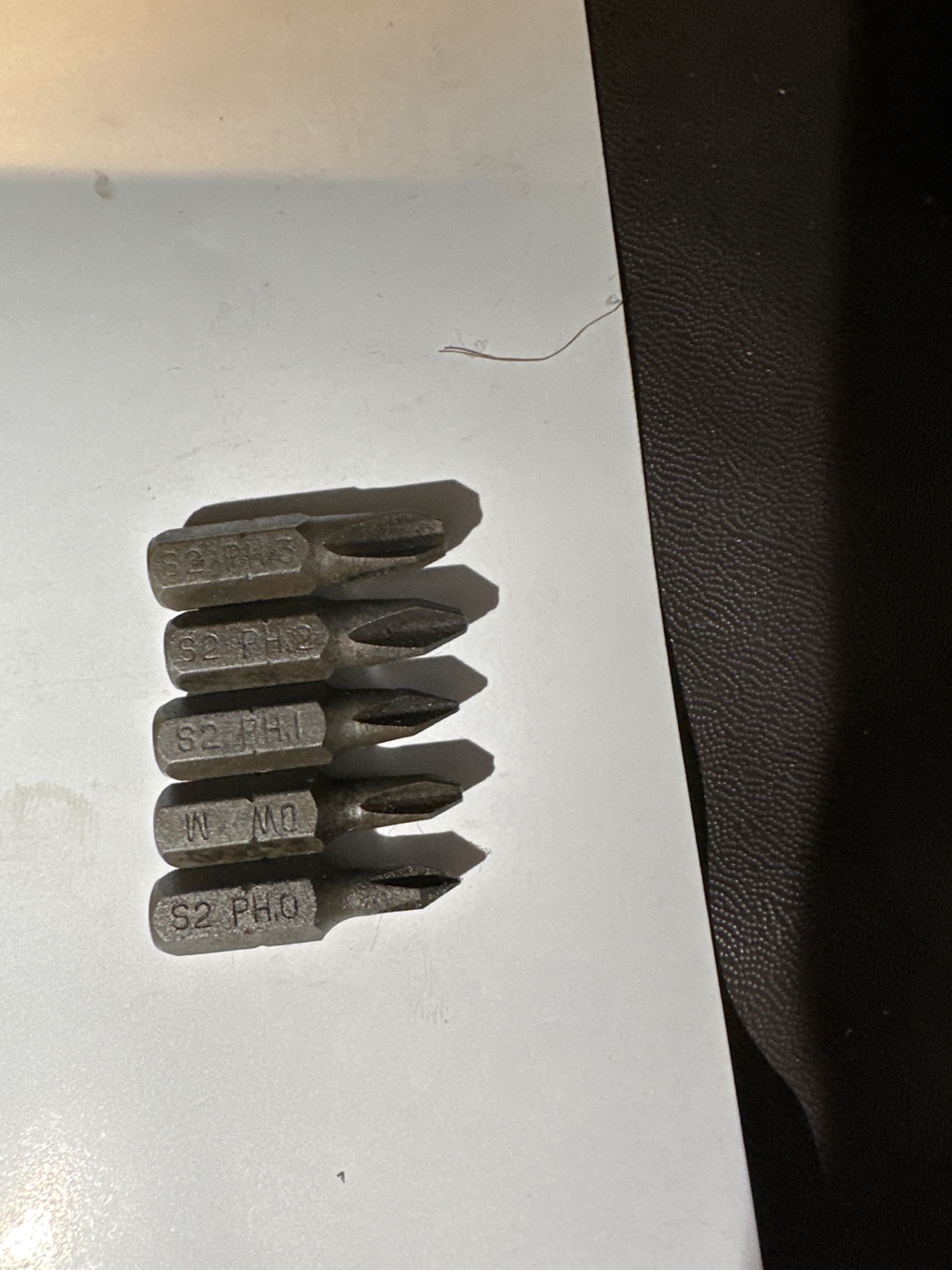 Set of 5 Screwdriver Bits
