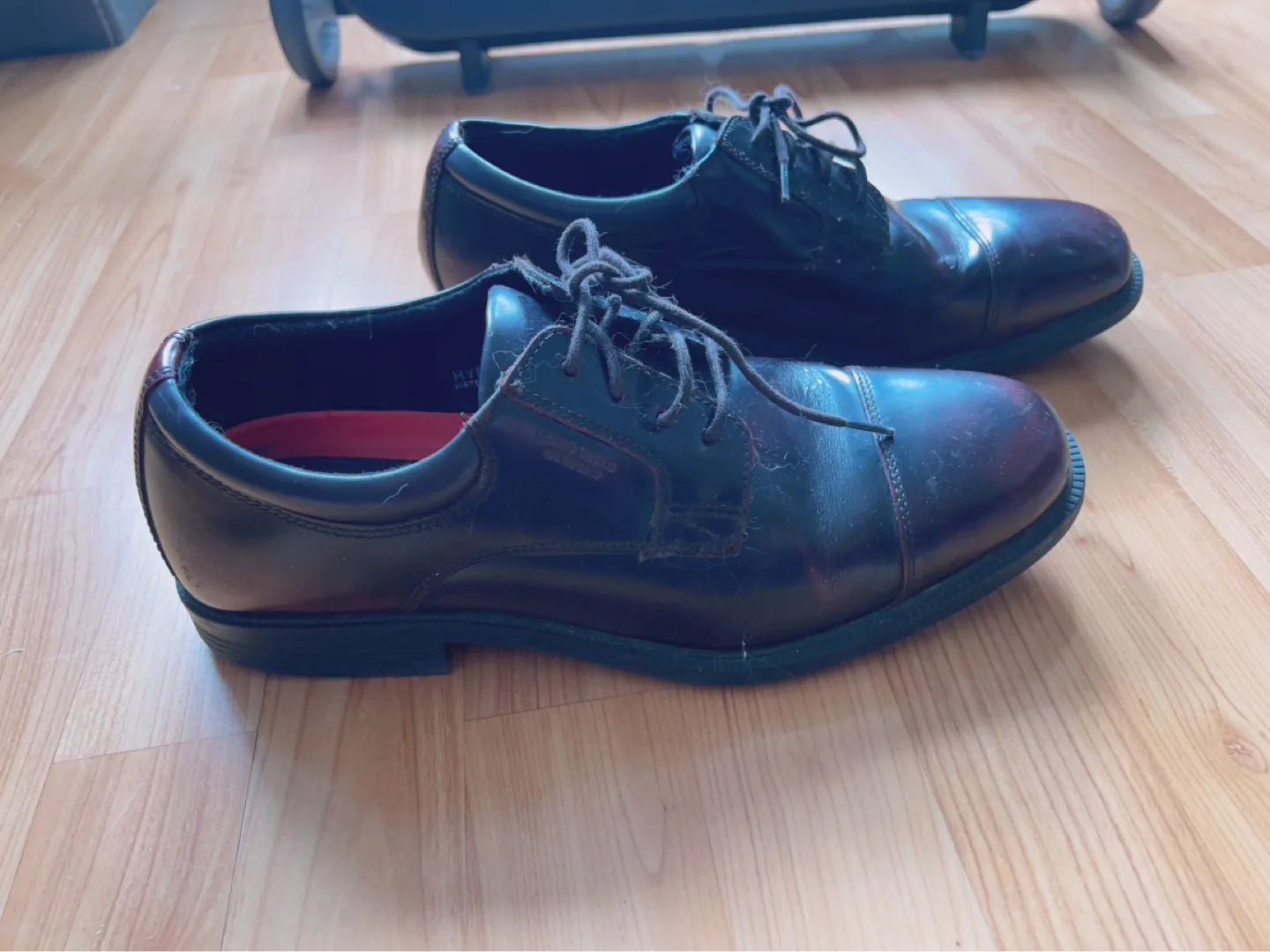 Men's Rockport Brown Leather Dress Shoes image indicator(2)