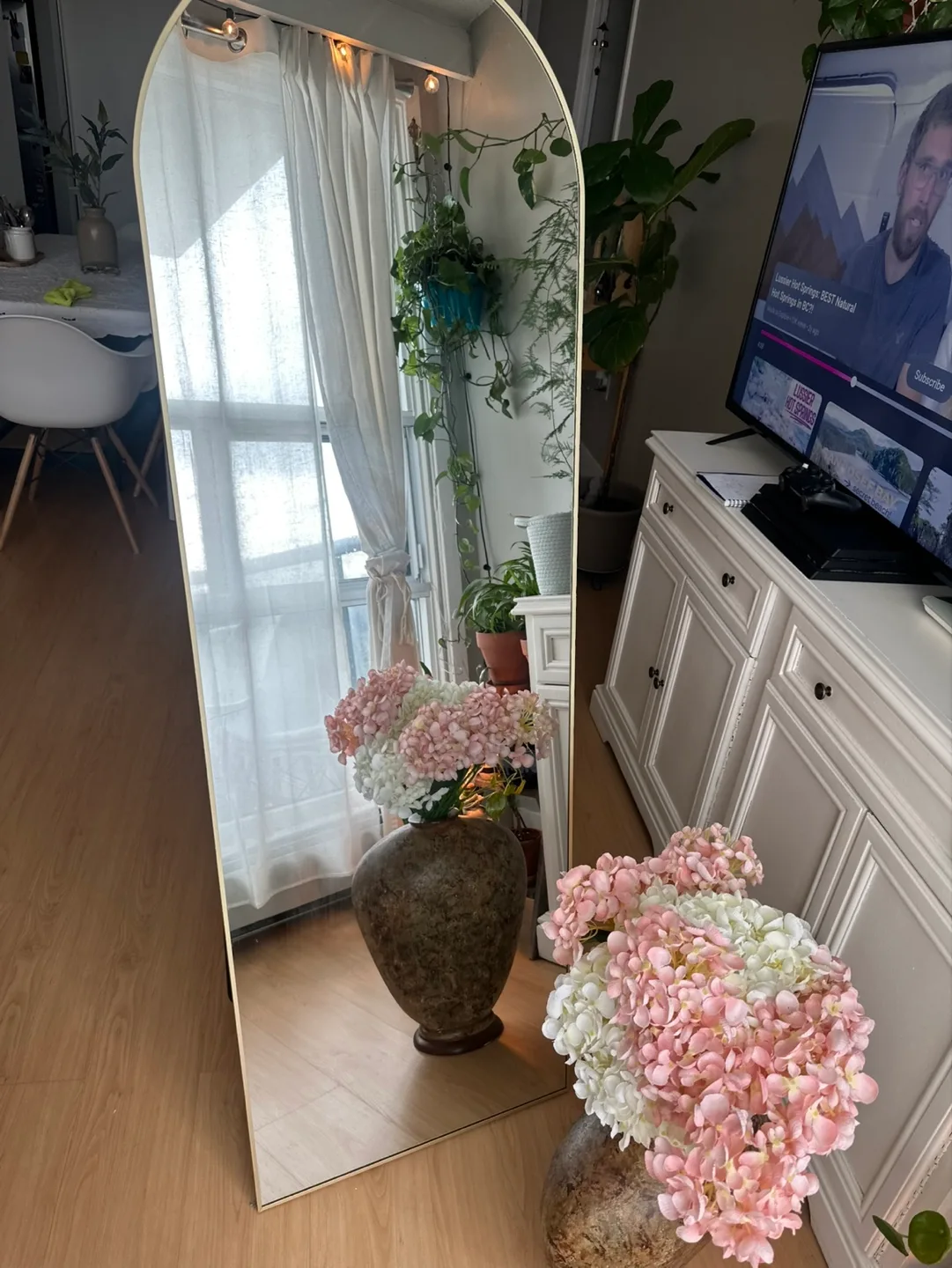 Full Length Arch Mirror - Gold Frame image indicator(3)