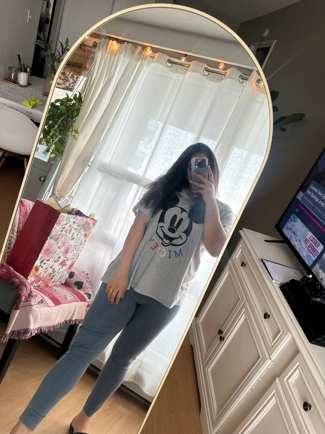 Full Length Arch Mirror - Gold Frame image indicator(8)