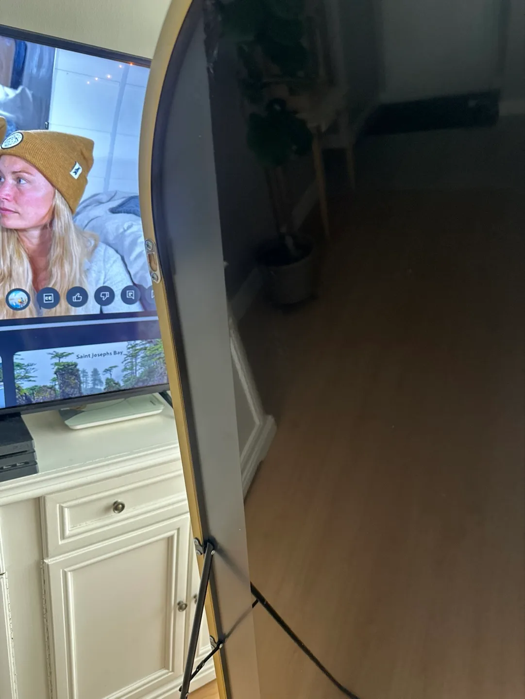 Full Length Arch Mirror - Gold Frame image indicator(4)