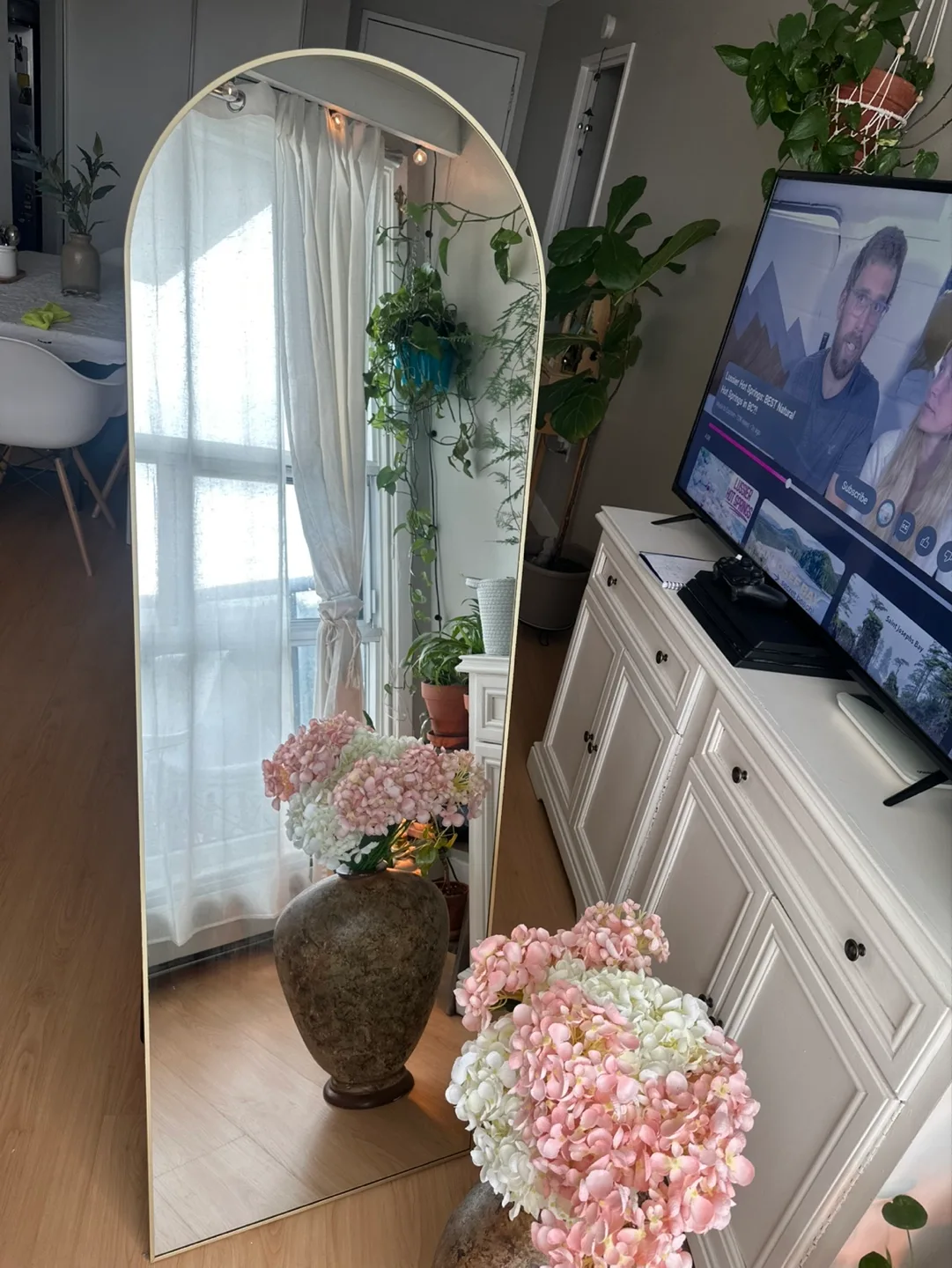 Full Length Arch Mirror - Gold Frame image indicator(2)