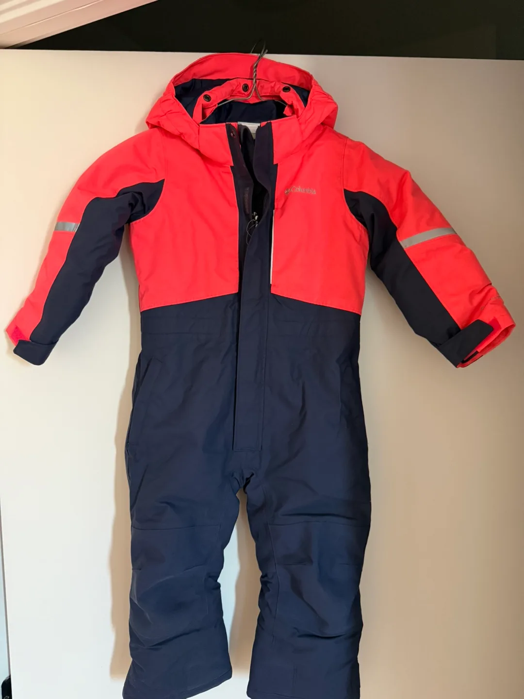 Columbia Kids' 4T Snowsuit, Pink & Navy thumbnail