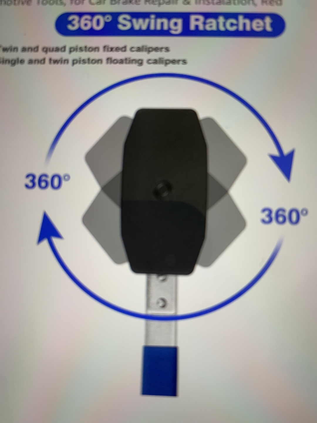 360° Swing Ratchet Caliper Tool - photo 5