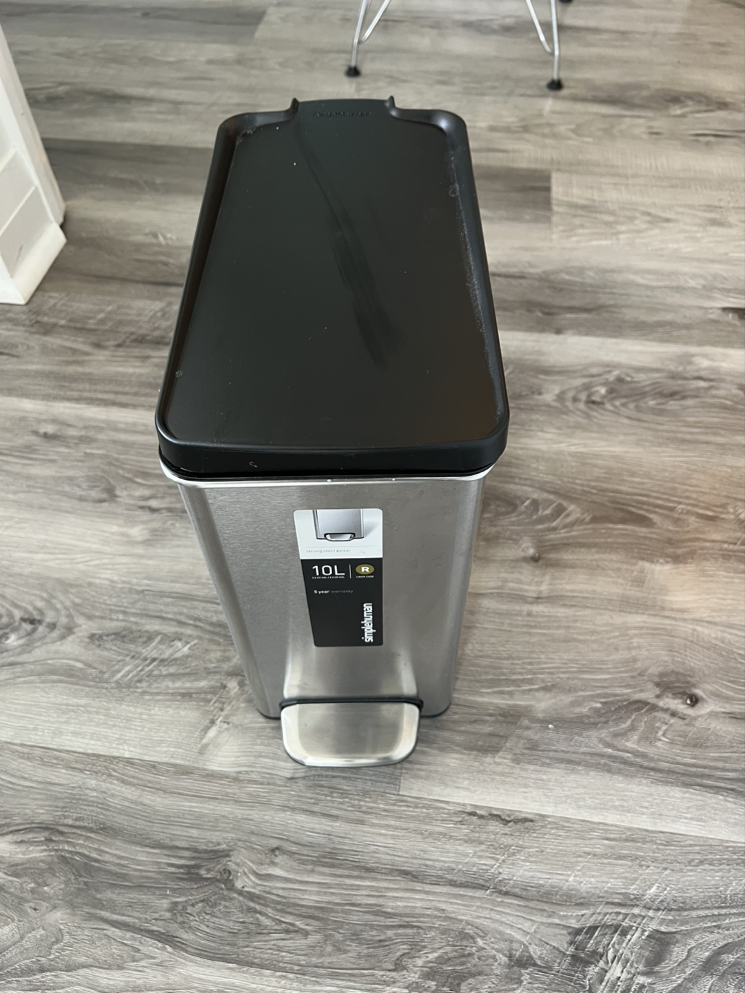 Simplehuman 10L Stainless Steel Step Trash Can