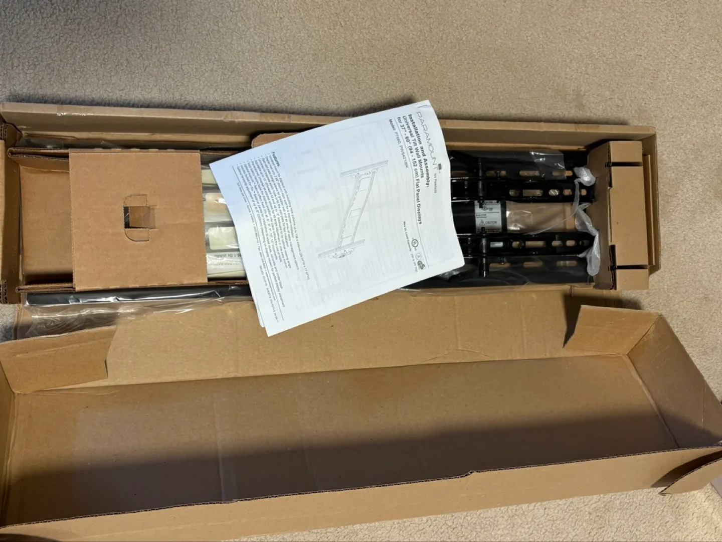 Paramount PT960 Wall Mount for 37-60 inch Flat Panel Displays image indicator(2)