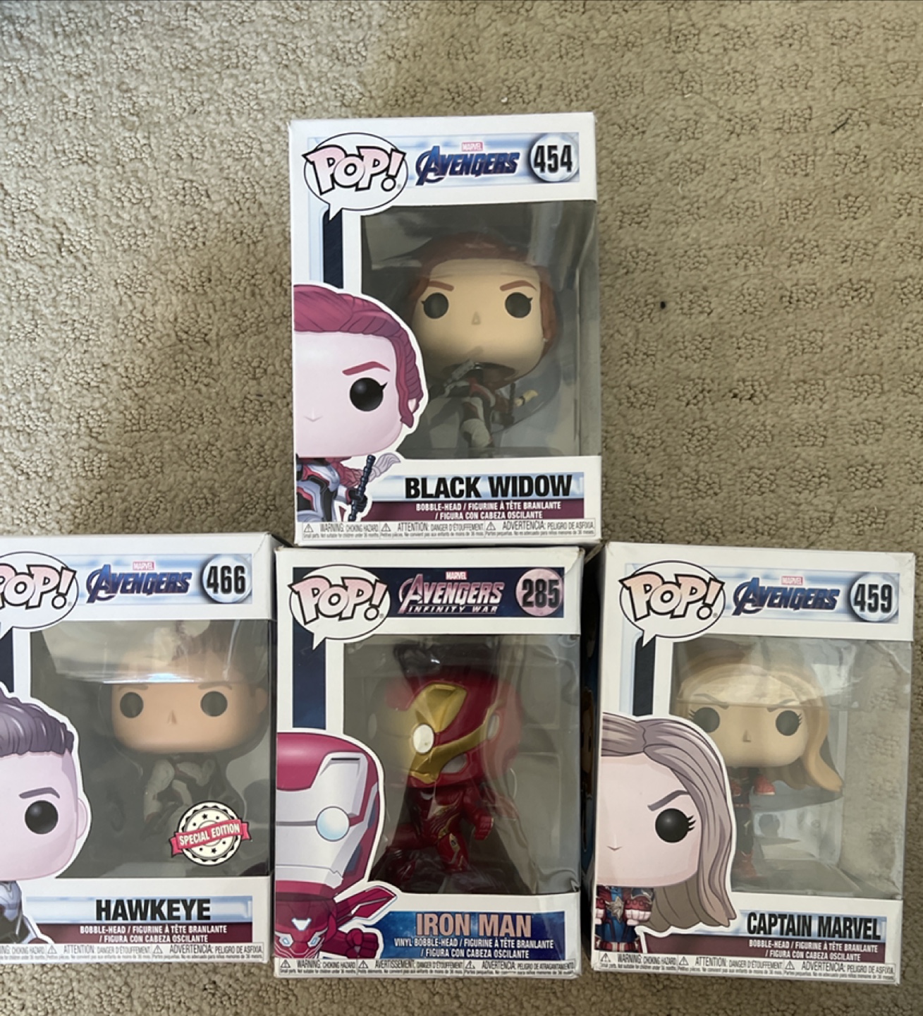 Marvel Avengers Funko Pop! Figures (4 Pack)