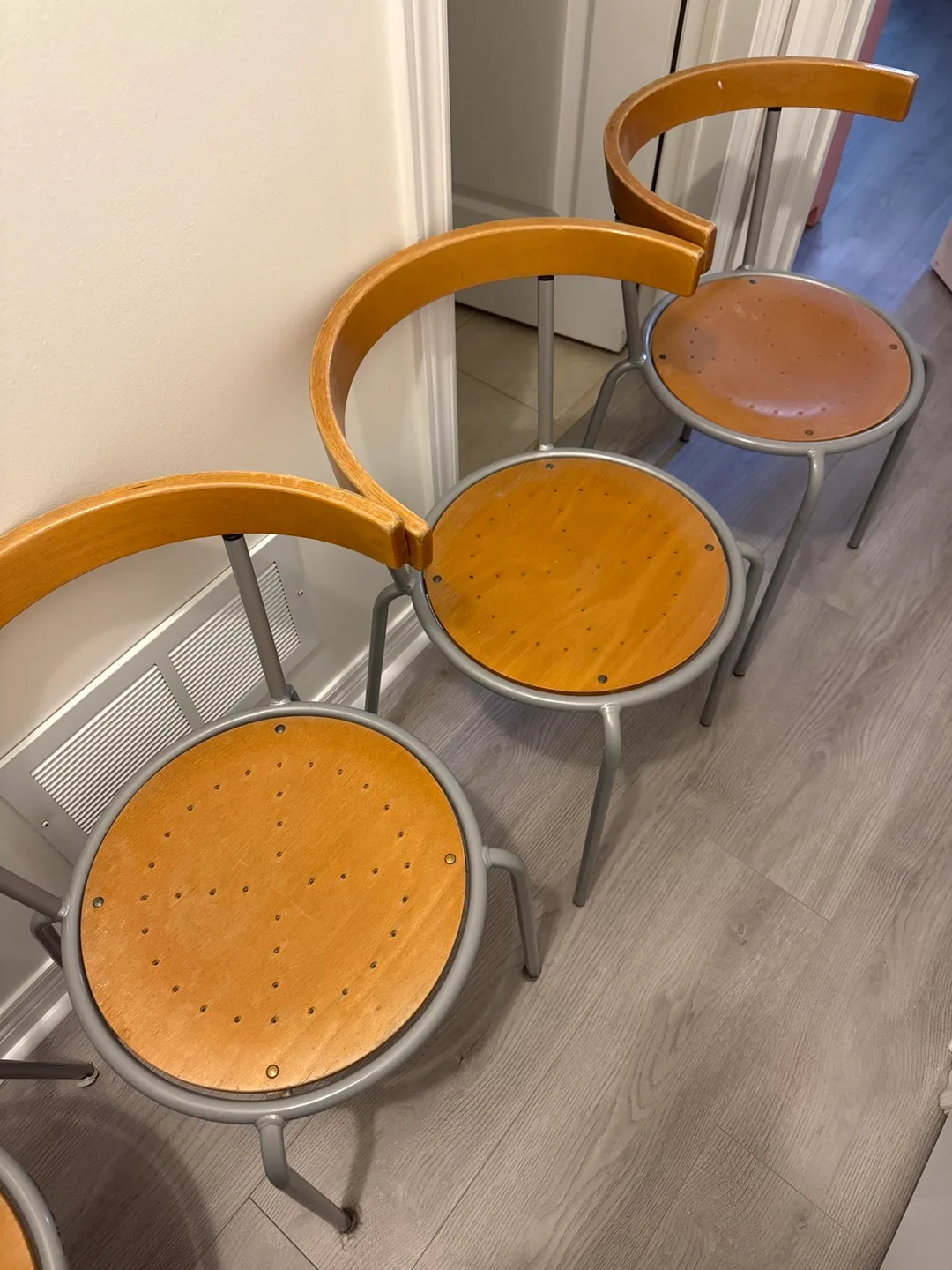 1990's Vintage IKEA "Korpo" Chairs Designed By Lars Norinder 💚 image indicator(6)