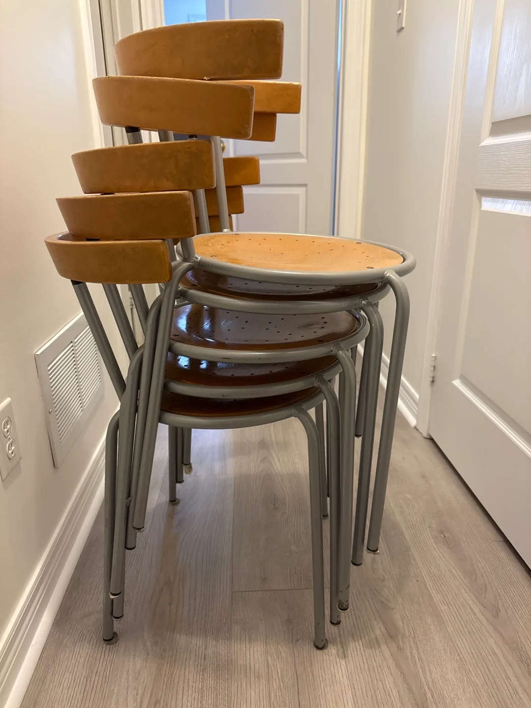 1990's Vintage IKEA "Korpo" Chairs Designed By Lars Norinder 💚 image indicator(3)