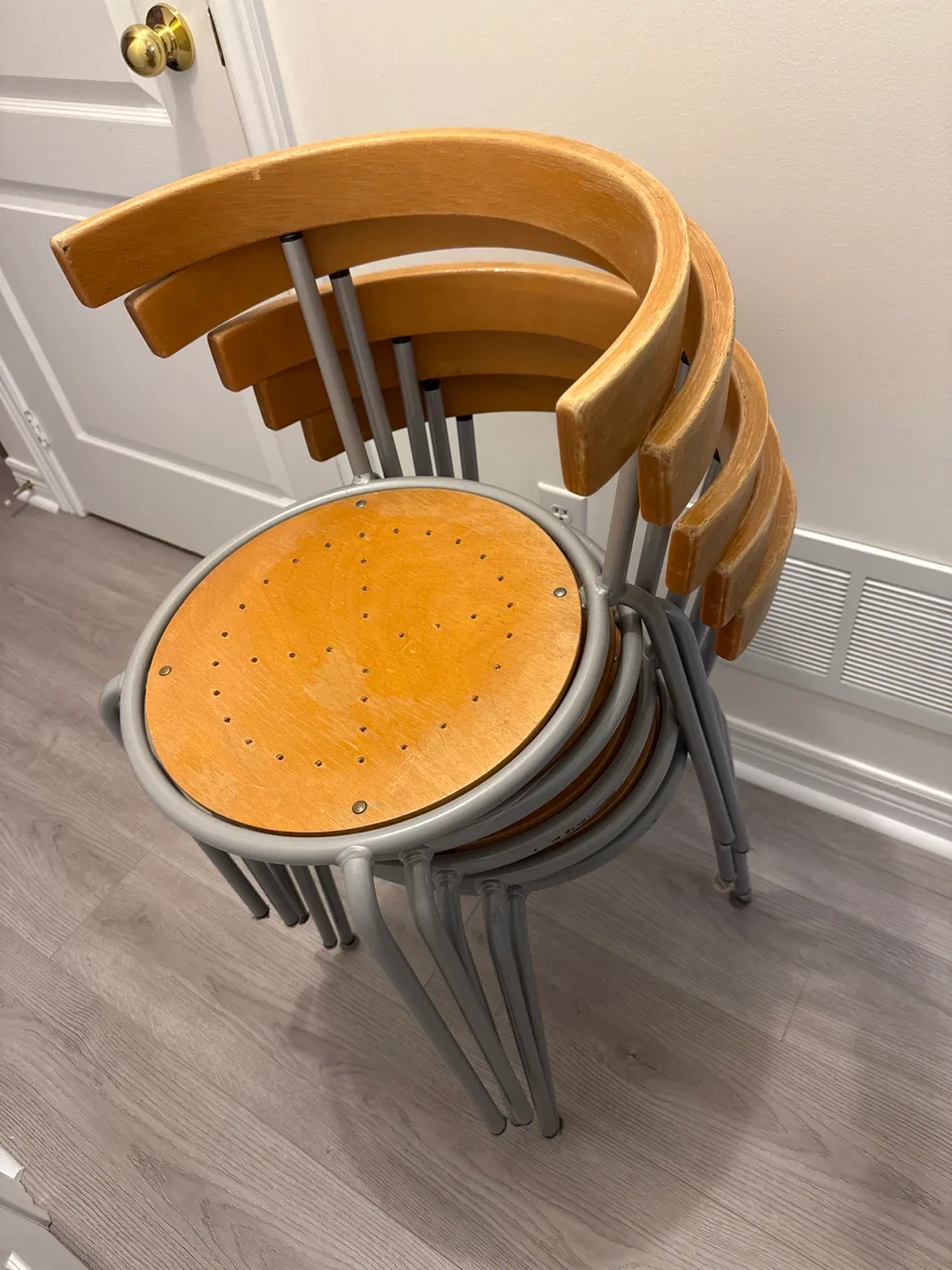 1990's Vintage IKEA "Korpo" Chairs Designed By Lars Norinder 💚 image indicator(4)