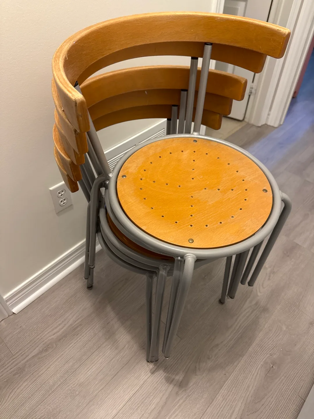 1990's Vintage IKEA "Korpo" Chairs Designed By Lars Norinder 💚 image indicator(2)