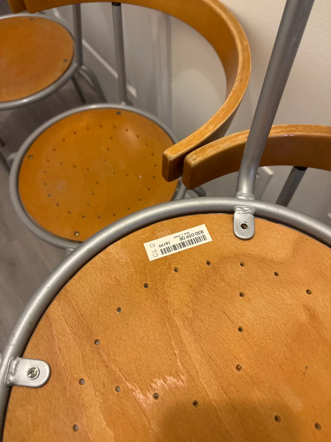 1990's Vintage IKEA "Korpo" Chairs Designed By Lars Norinder 💚 image indicator(7)