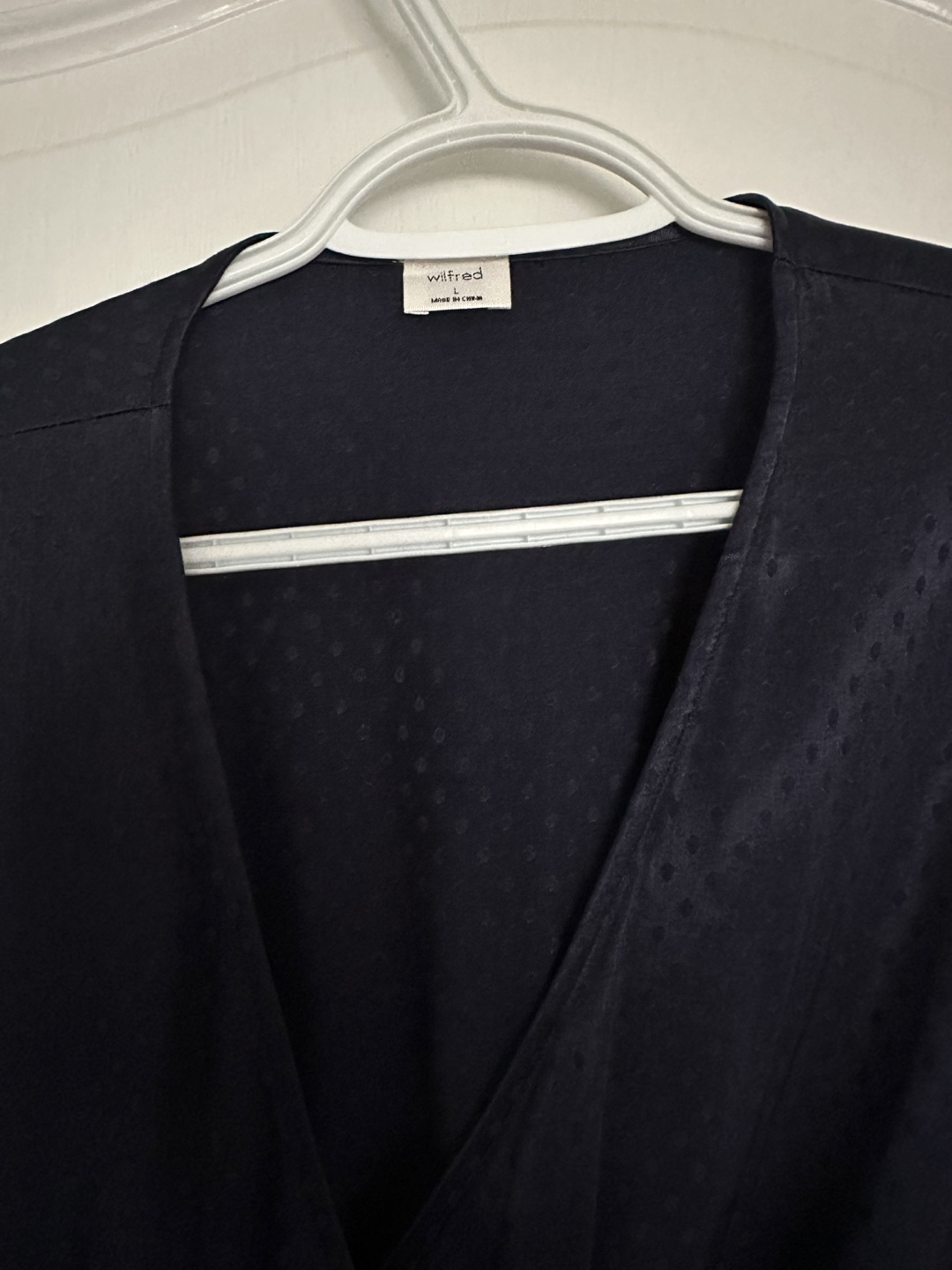 Wilfred Navy Blue Mini Dress