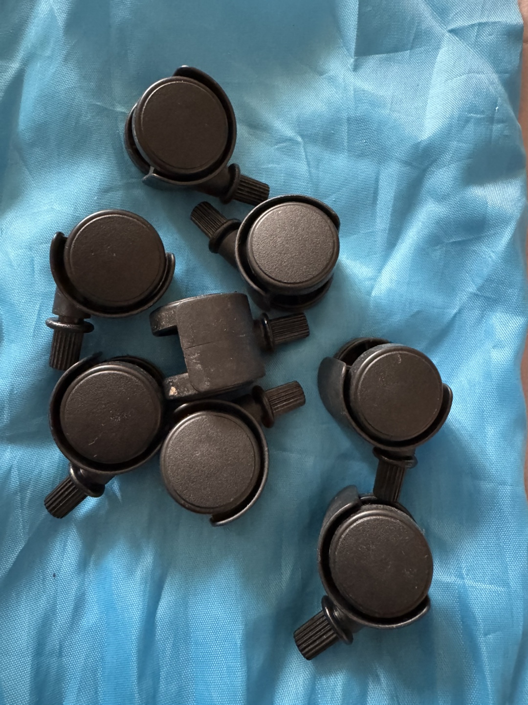 8 Black Caster Wheels