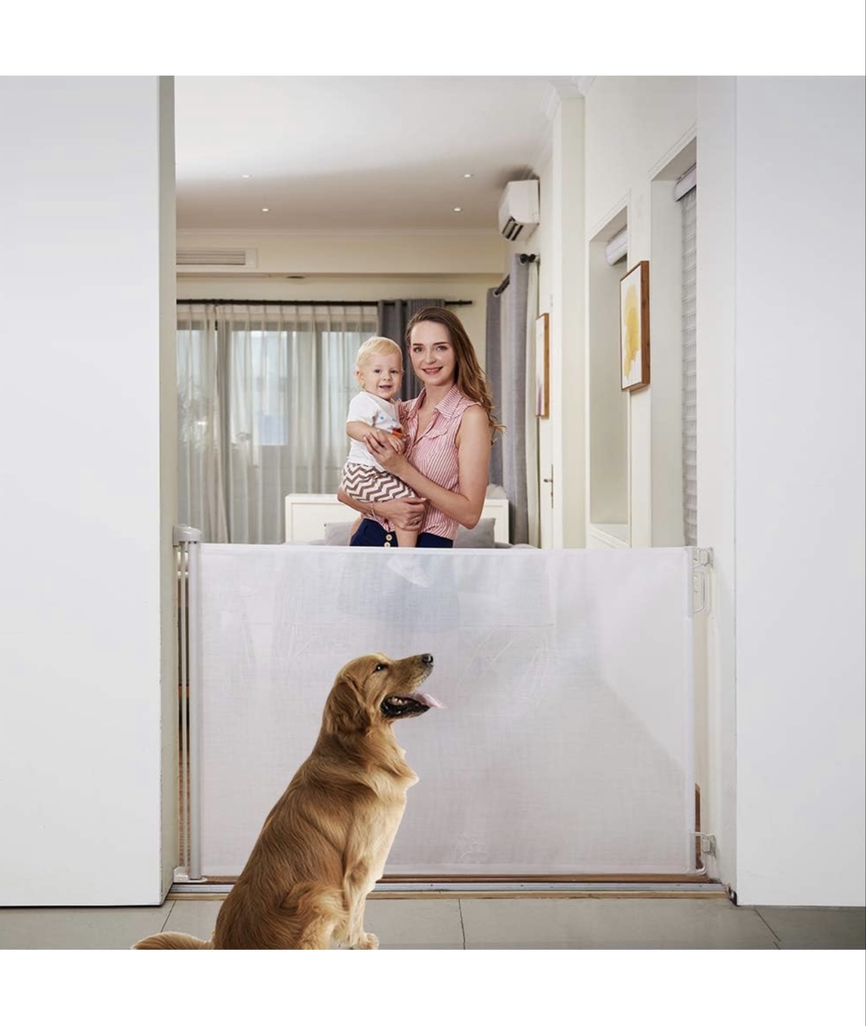 EasyBaby White Retractable Safety Gate - photo 3