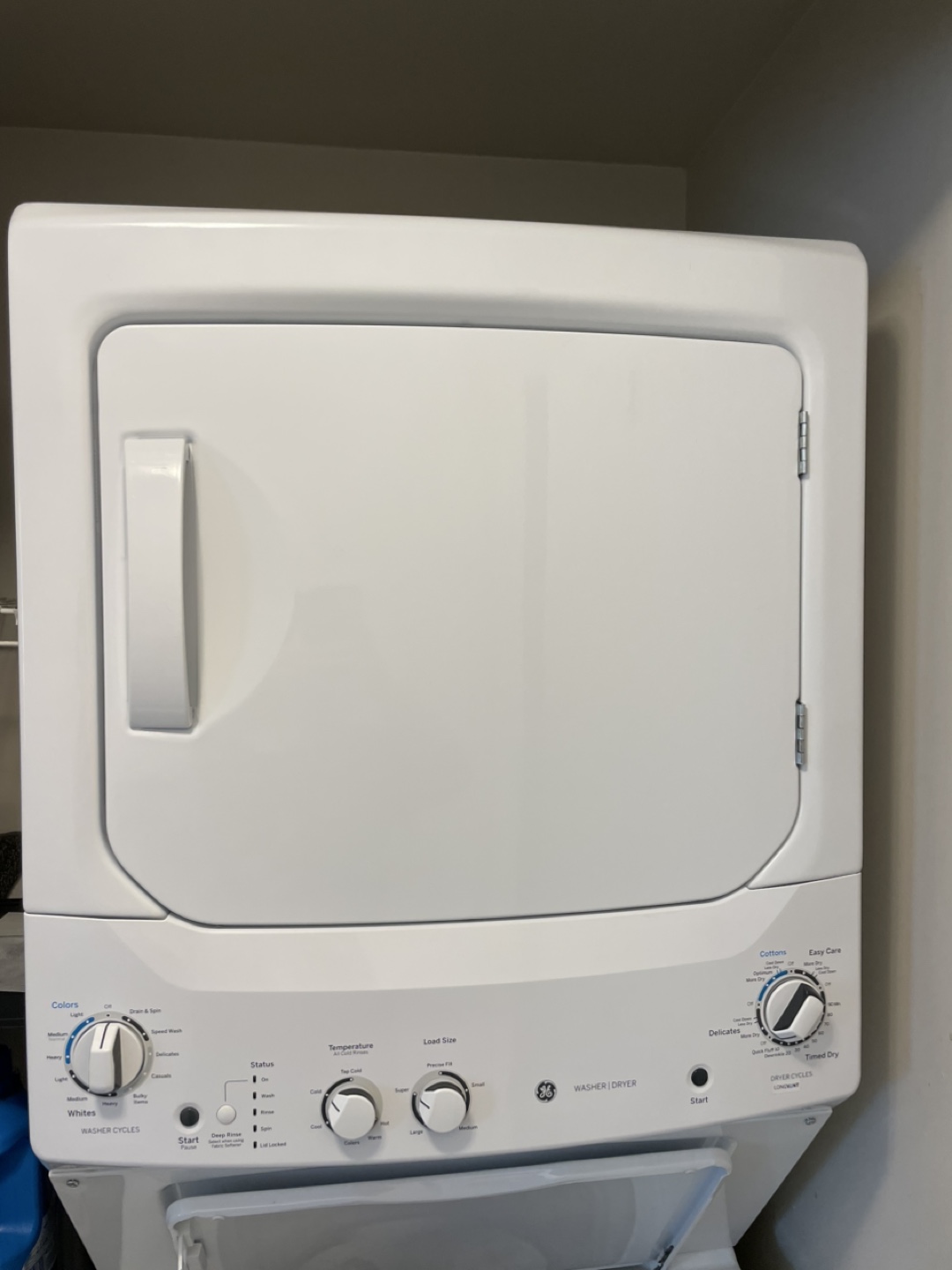 GE Stackable Washer and Dryer - photo 2