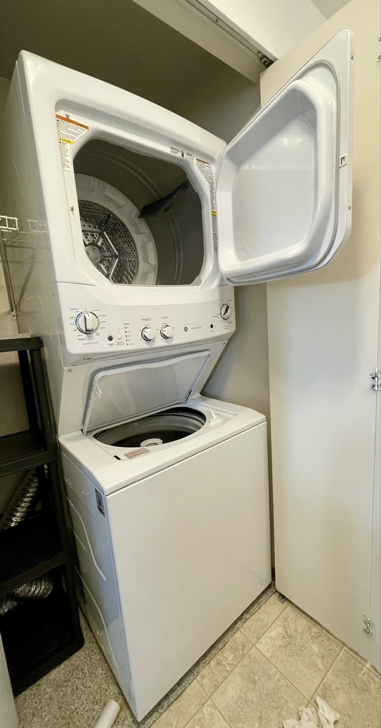 GE Stackable Washer and Dryer