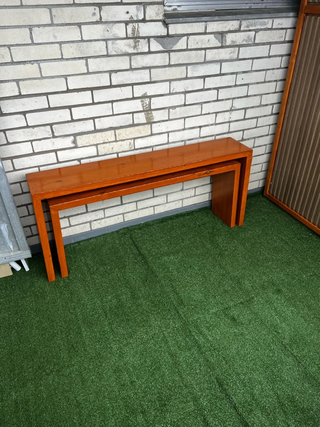 Pair of Wooden Console Tables image indicator(5)