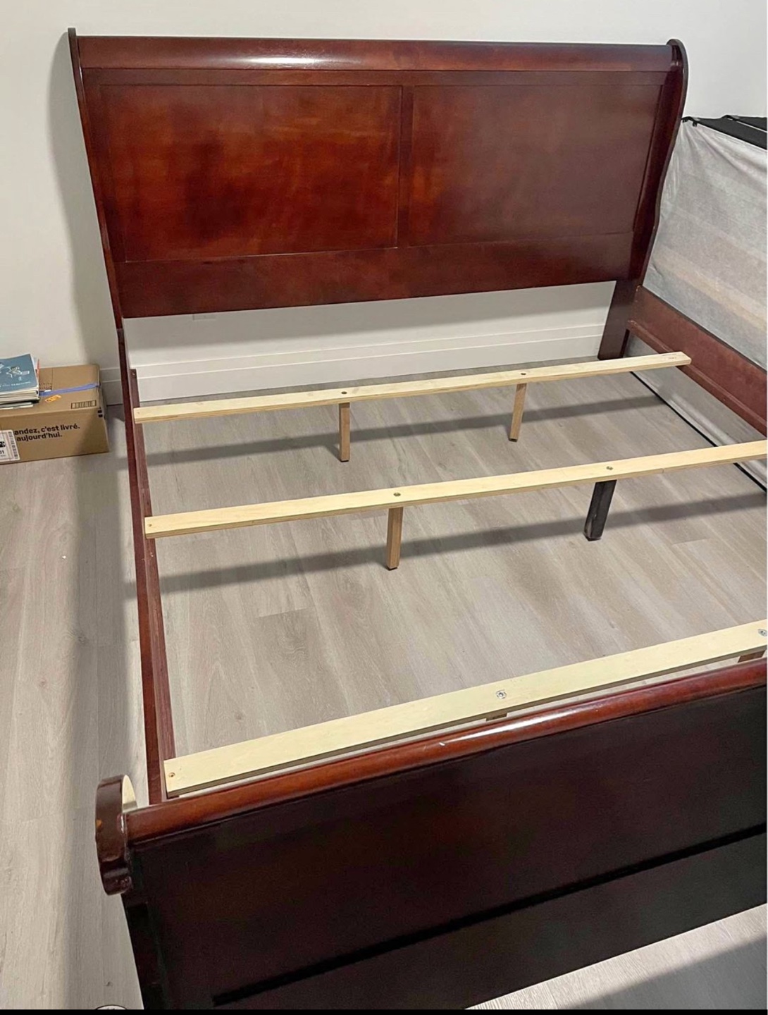 King Sleigh Bed Frame