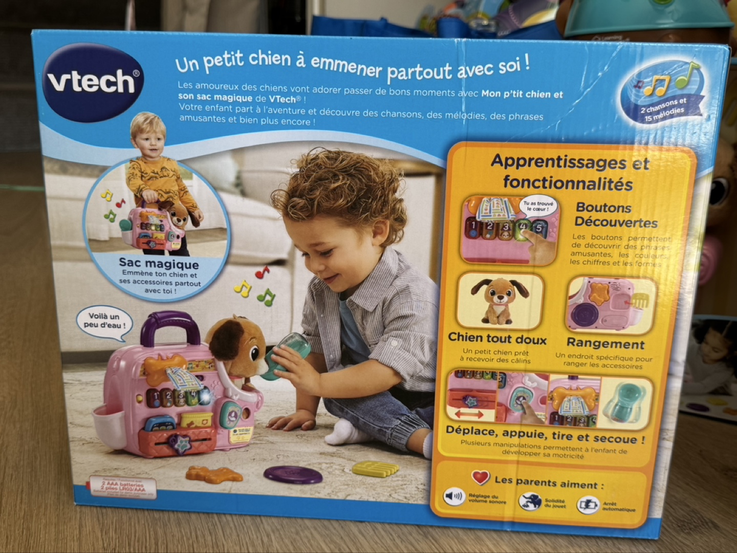 VTech Cutie Paws Puppy Carrier (French Version) - photo 2