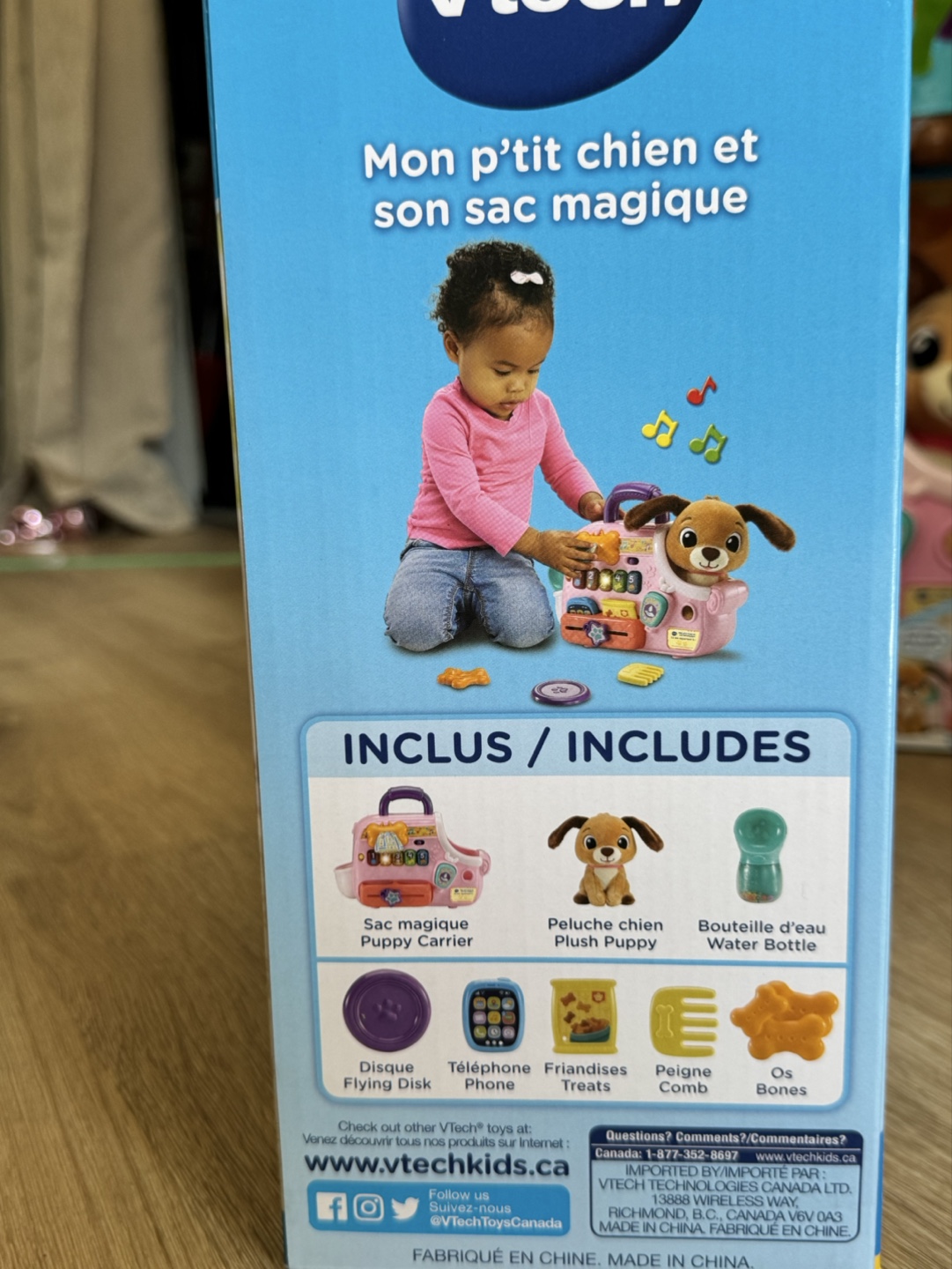 VTech Cutie Paws Puppy Carrier (French Version) - photo 3