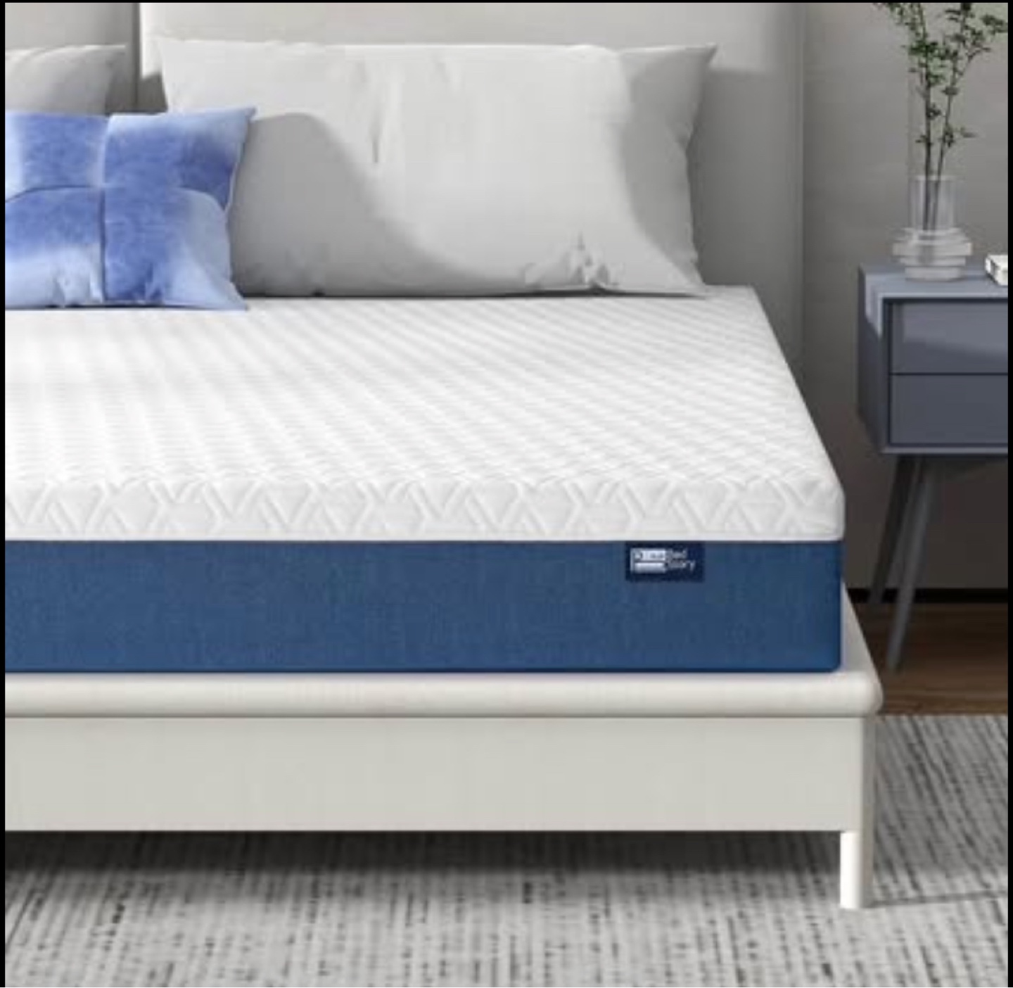 BedStory Twin Mattress, 6 Inch Gel Memory Foam