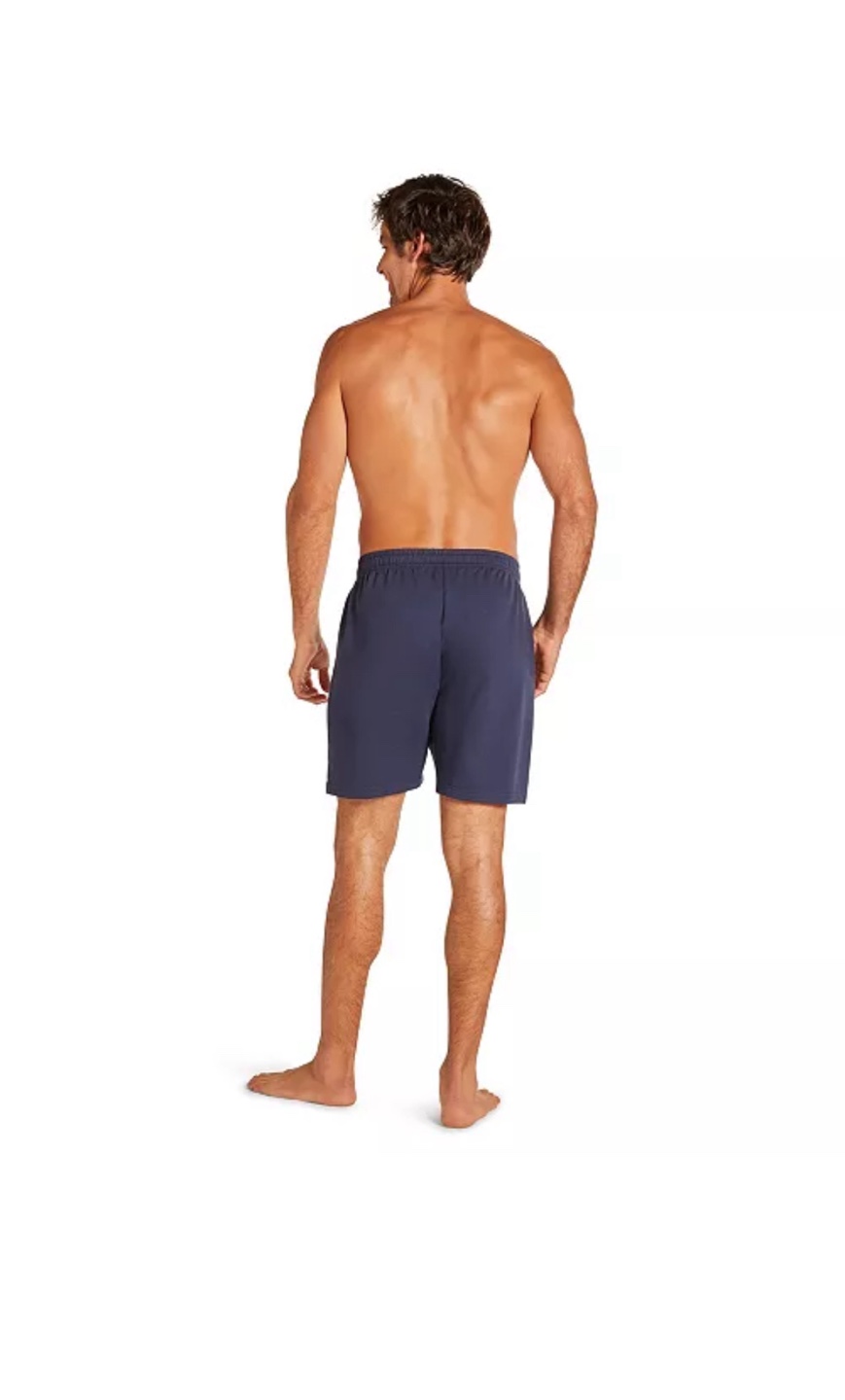 Joe Boxer Men's French Terry Shorts, Size Medium, Navy Blue - photo 4