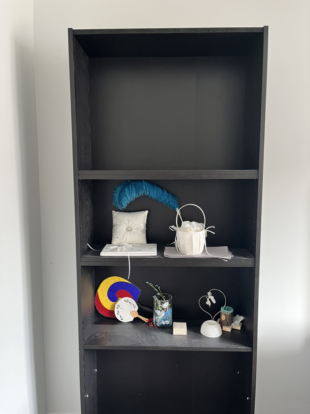 Black Bookshelf - Tall Storage Unit